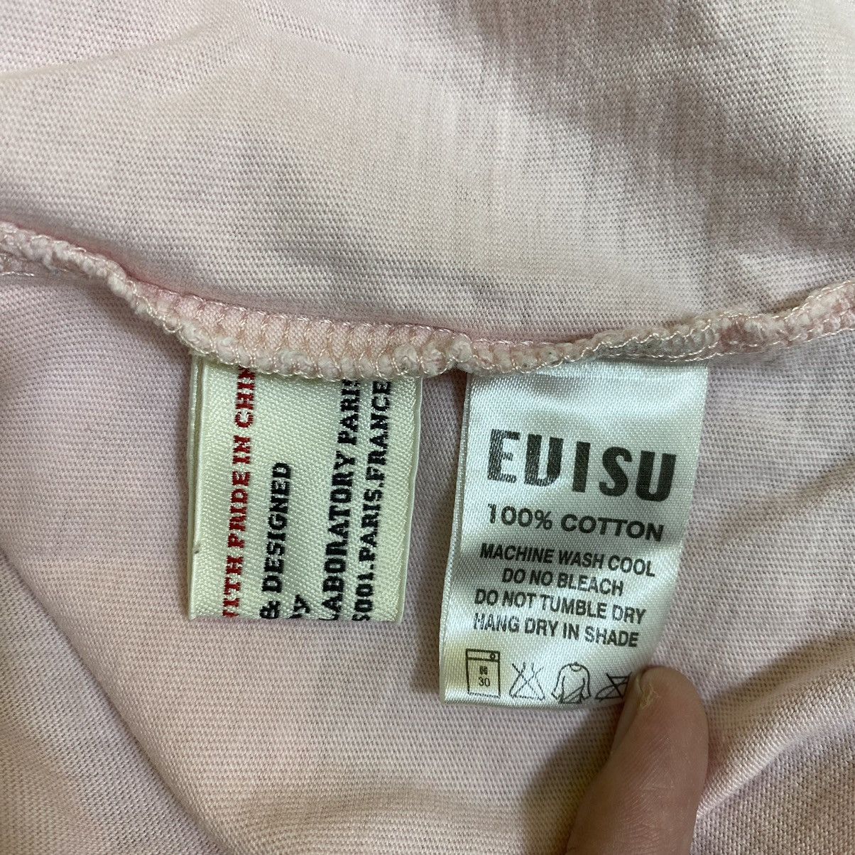 Evisu EVISU YAMANE Japanese Brand Pocket Pink Short Sleeve Shirt Size XXS / US 00 / IT 34 - 6 Thumbnail