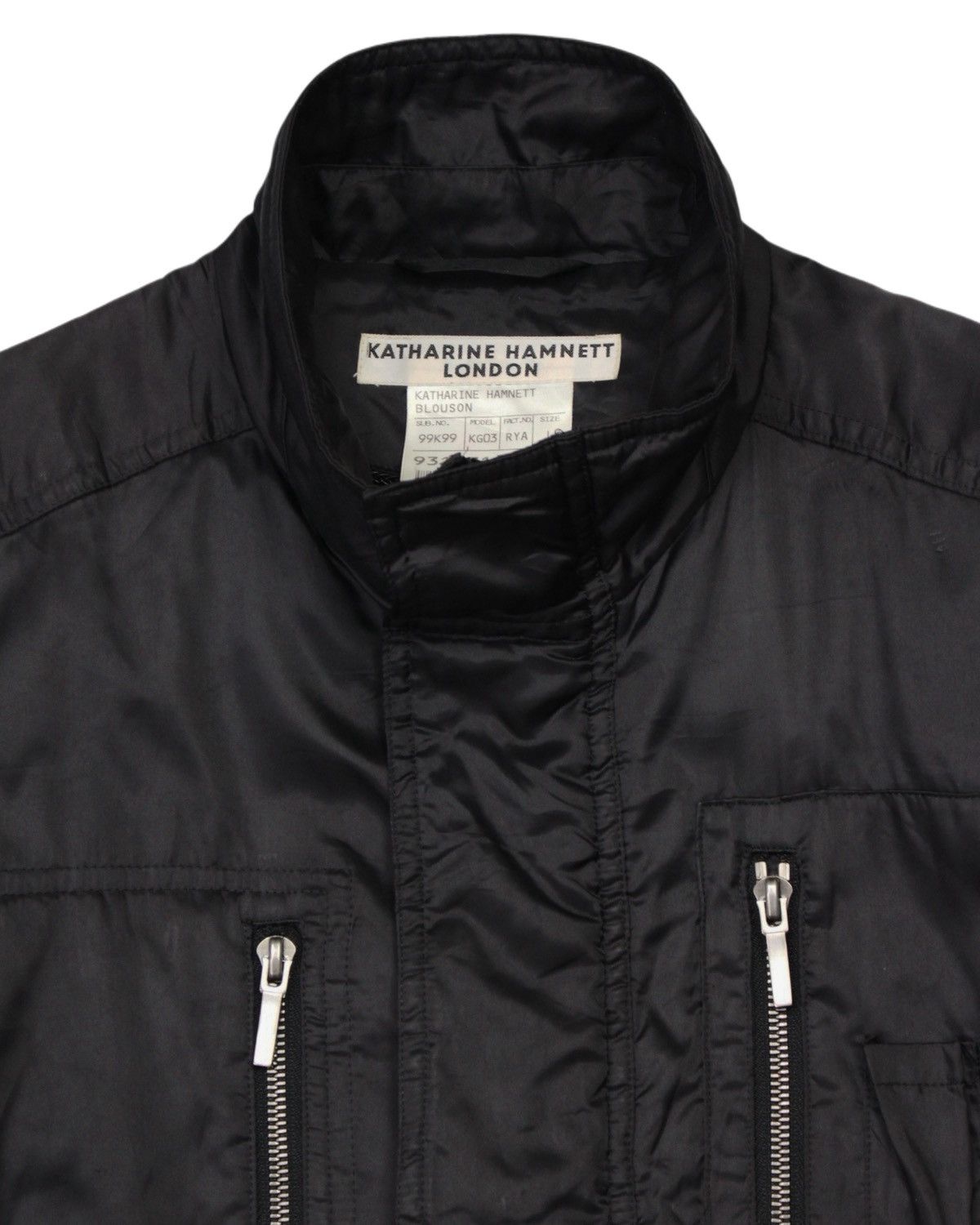 Katharine Hamnett London 2000S KATHARINE HAMNETT UTILITY BLOUSON JACKET Size US L / EU 52-54 / 3 - 4 Thumbnail