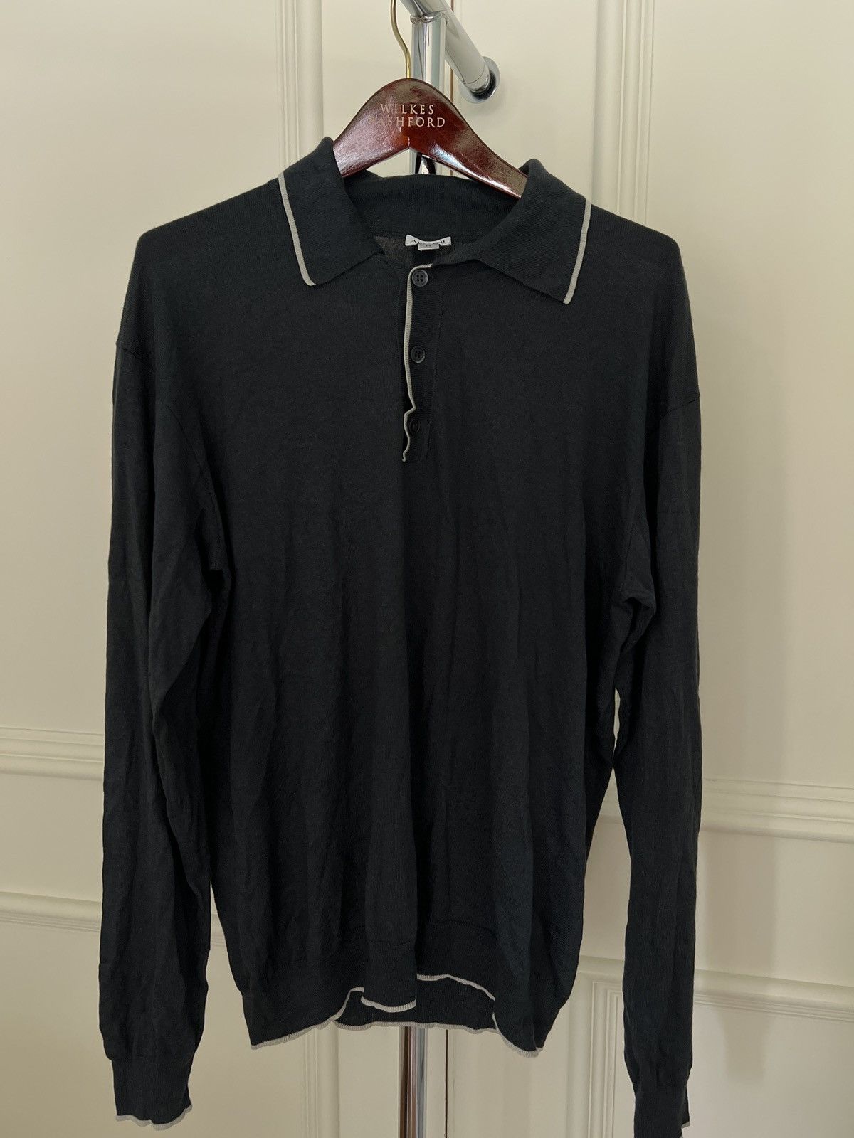 Armani Armani Collezioni Collared Sweater Size US M / EU 48-50 / 2 - 1 Thumbnail
