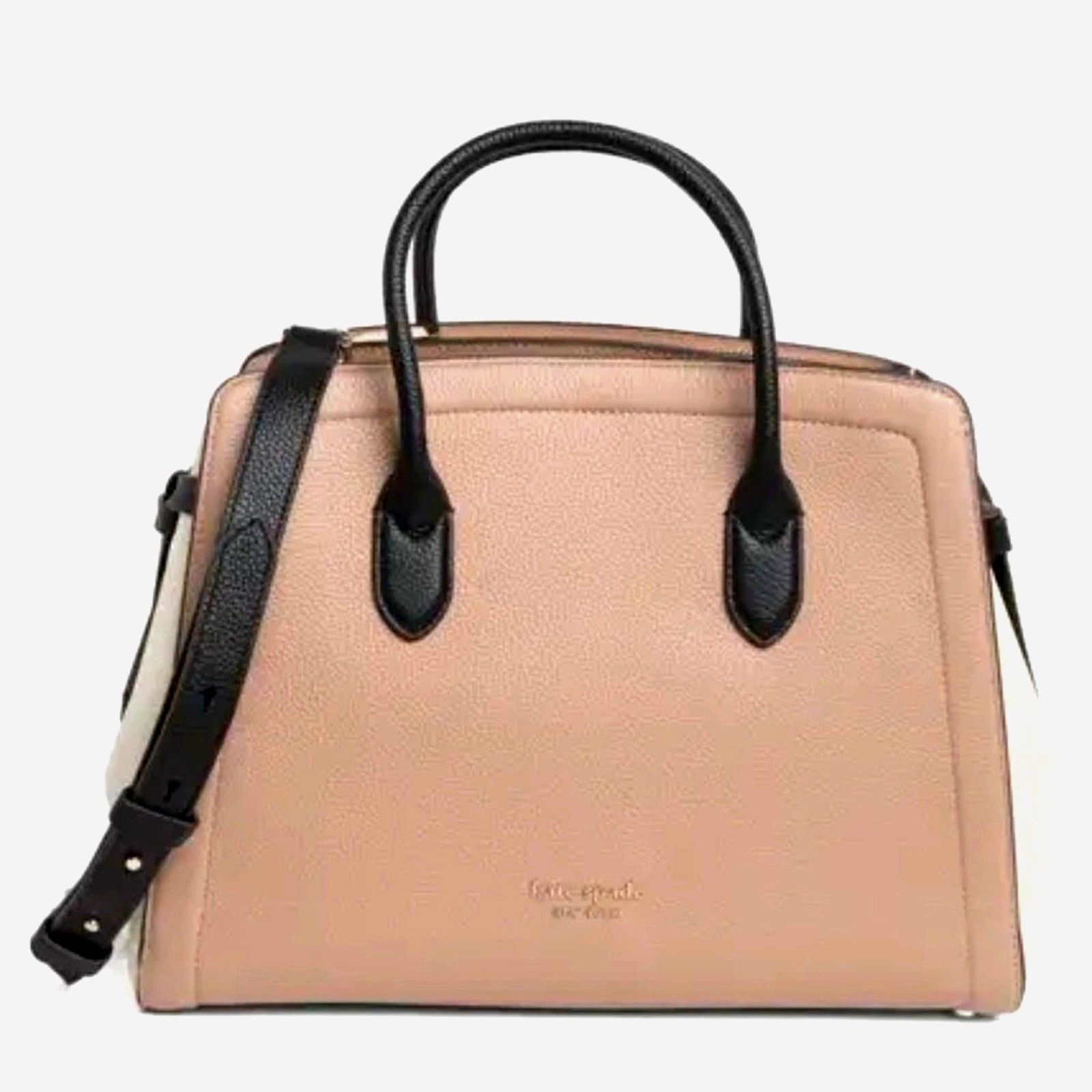 Kate Spade Kate Spade Knott Colorblock Leather Satchel Kraft Paper Size ONE SIZE - 4 Thumbnail