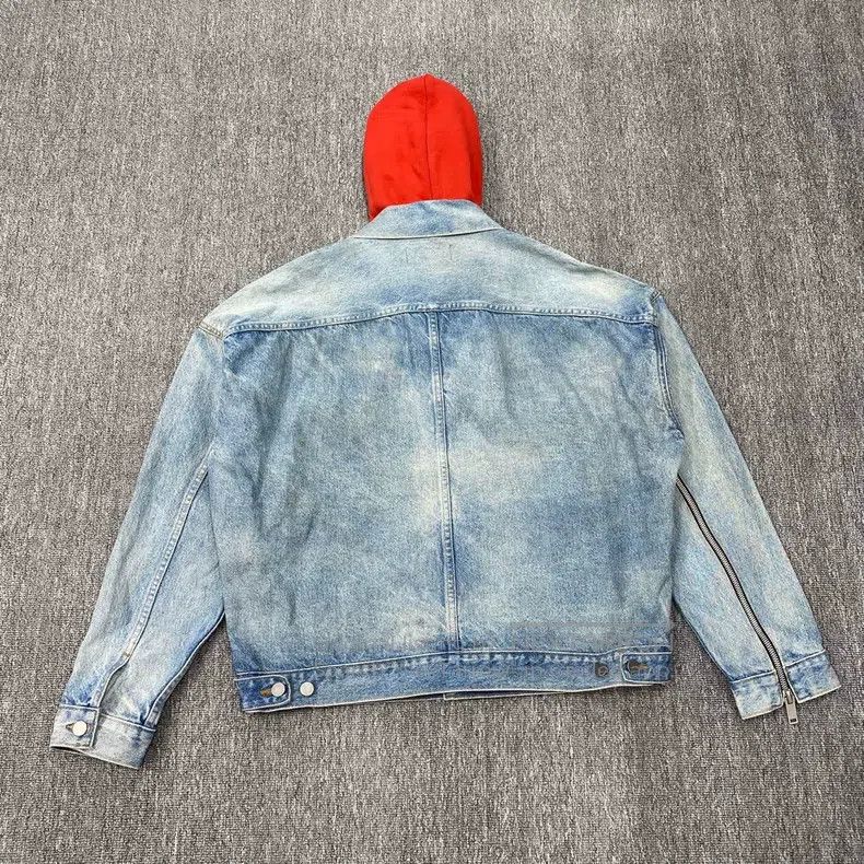 424 424 Hooded Denim Jacket Size US L / EU 52-54 / 3 - 2 Thumbnail