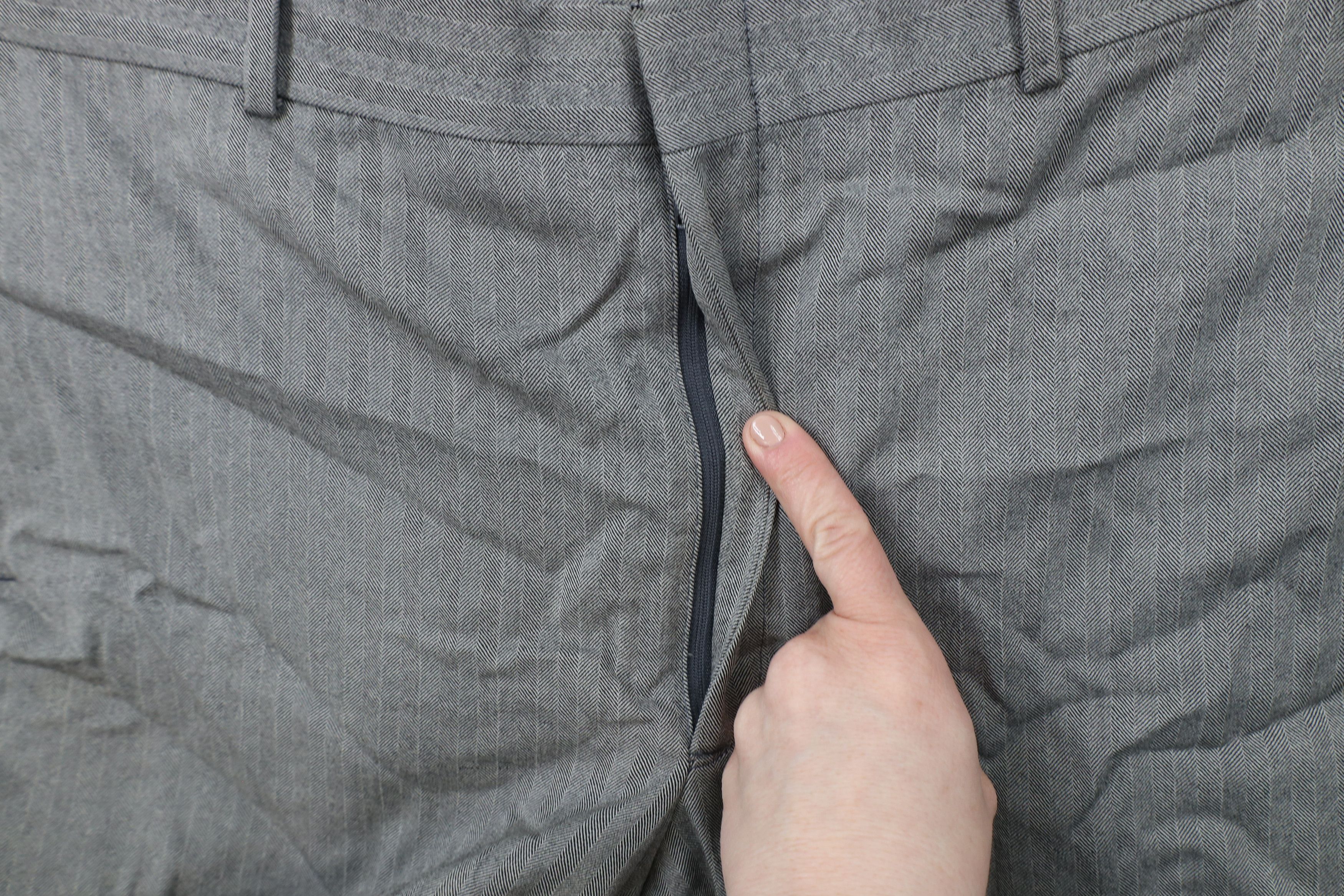 Vintage Vintage 70s Streetwear Herringbone Wide Leg Chino Pants USA Size US 34 / EU 50 - 7 Thumbnail