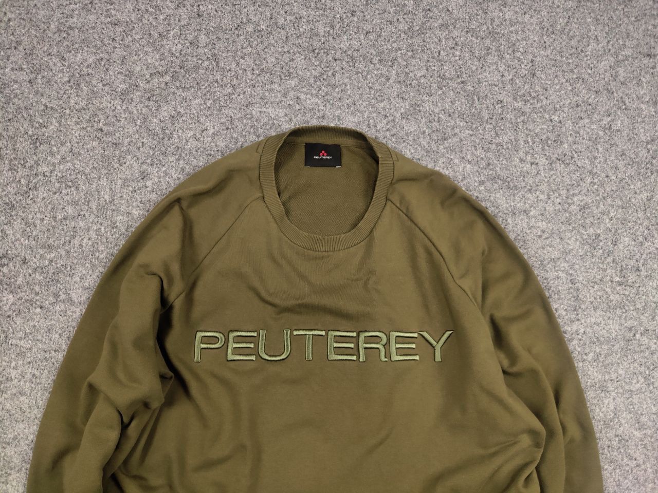 Peuterey Peuterey Embroidered logo Designer Crew Chek Sweatshirt Size US XL / EU 56 / 4 - 8 Thumbnail