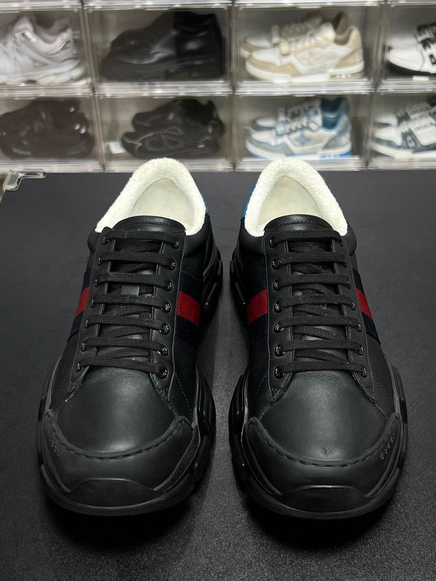 Gucci GUCCI Web Low-Top Sneakers K15 Size US 9.5 / EU 42-43 - 2 Thumbnail