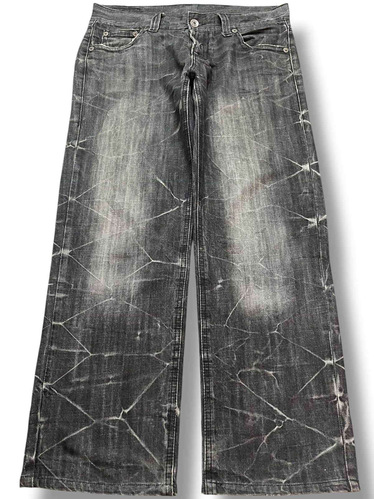 Camp David Vintage Camp David Baggy Wide Leg Honeycomb Denim Size US 34 / EU 50 - 1 Thumbnail