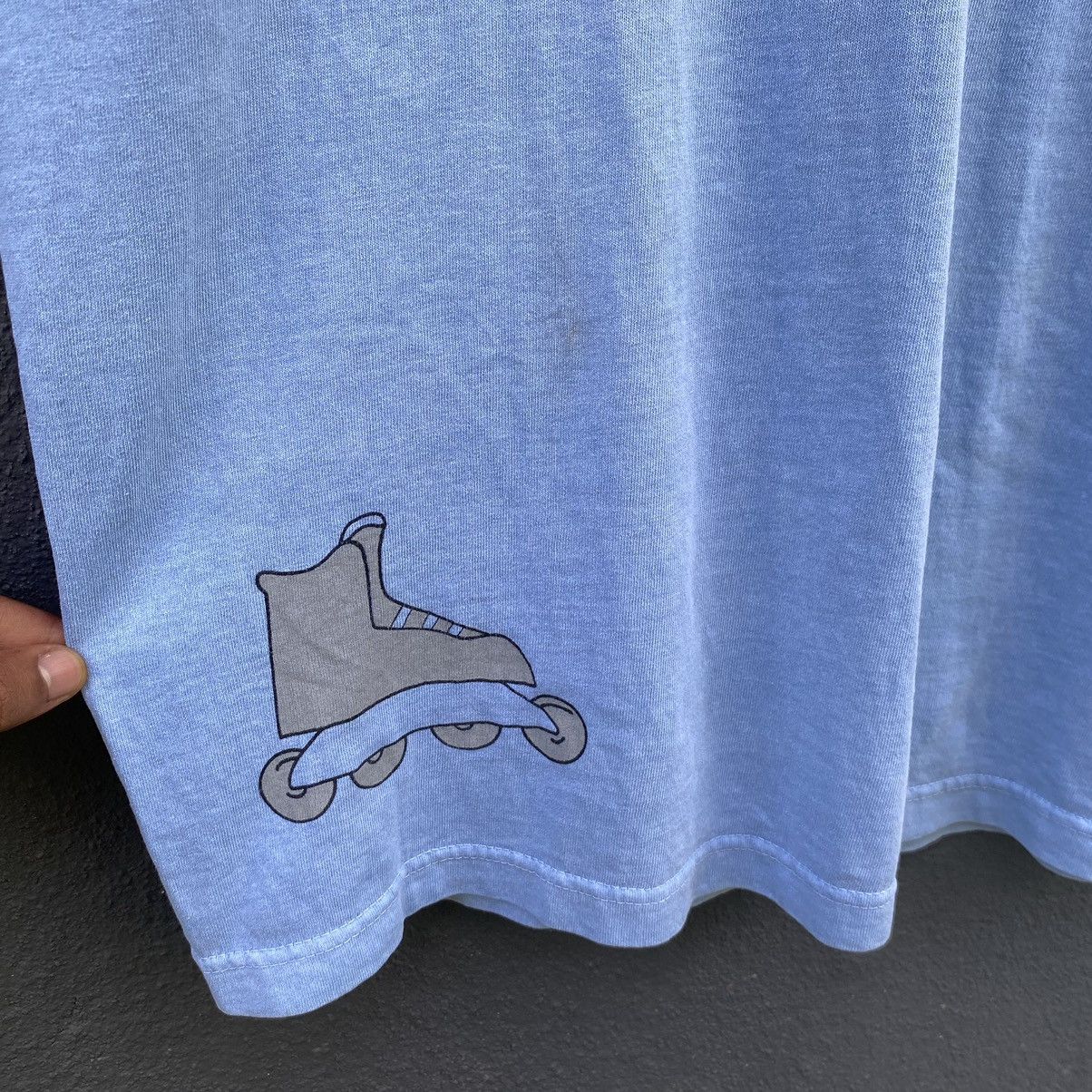 Vintage Thrashed Faded Vintage 90s Bad Guy ERD GRUNGE GRAIL TEE Size US L / EU 52-54 / 3 - 4 Thumbnail