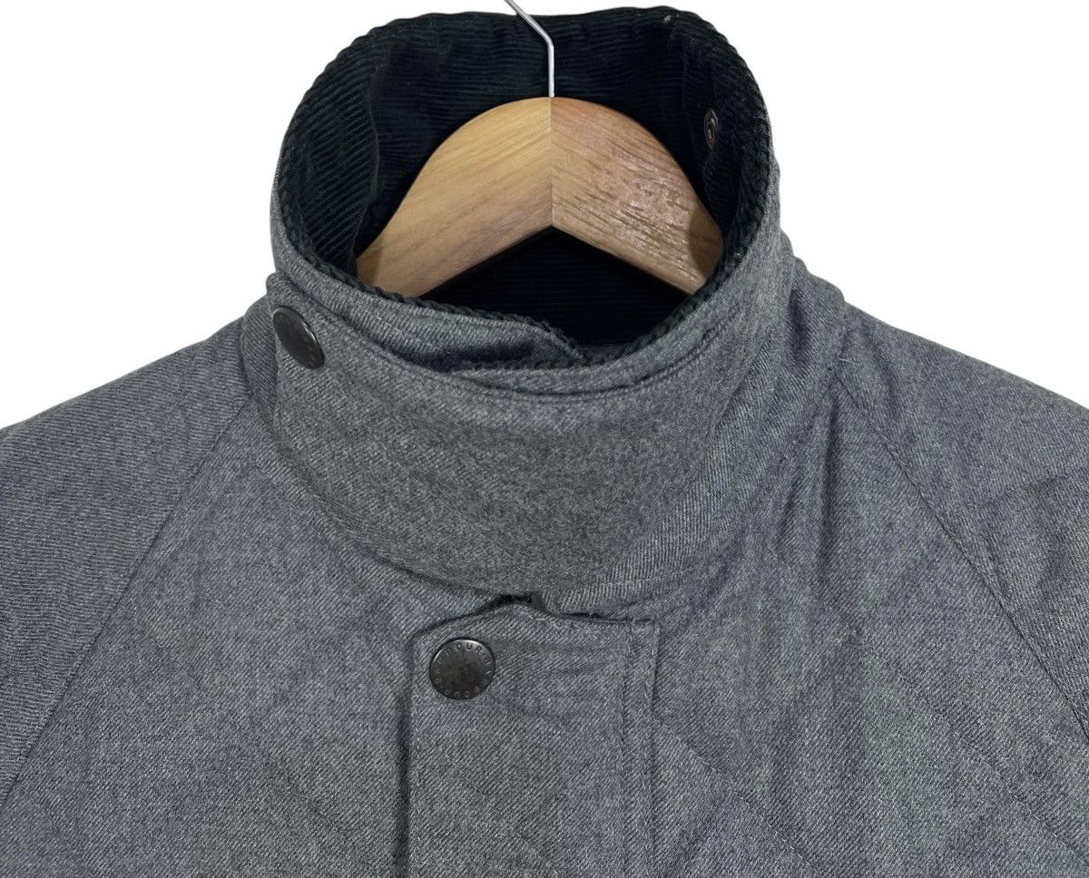 Barbour Barbour Wool Quilted Jacket Grey Corduroy Collar Coat Size US M / EU 48-50 / 2 - 7 Thumbnail