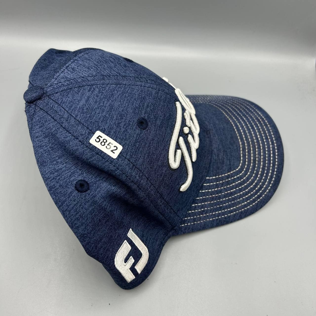 Footjoy Titleist Golf Hat Men L-XL FootJoy FJ Pro V1 Stretch Fitted Size ONE SIZE - 9 Thumbnail