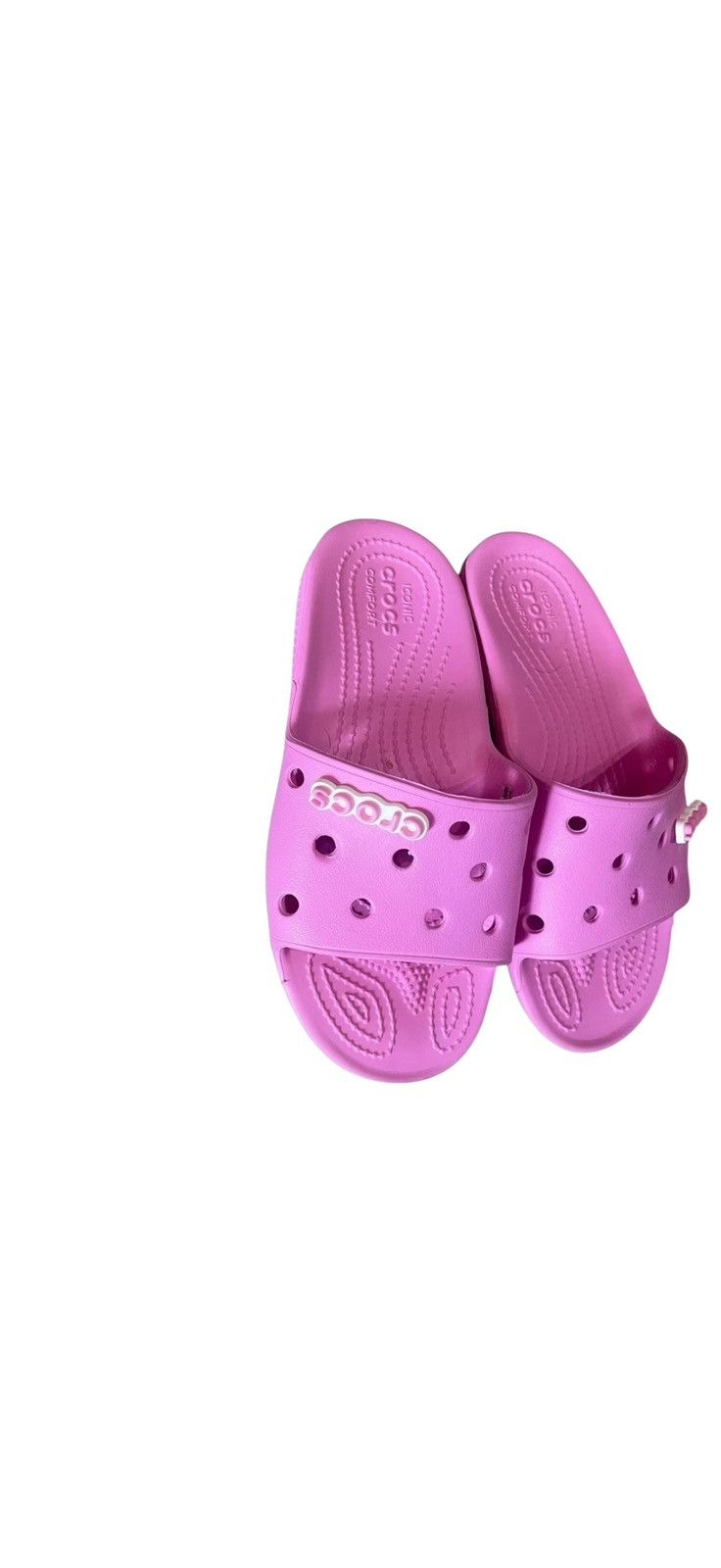 Crocs Crocs Women’s Size 5 Slip On Slides Pink Size US 5 / IT 35 - 3 Thumbnail