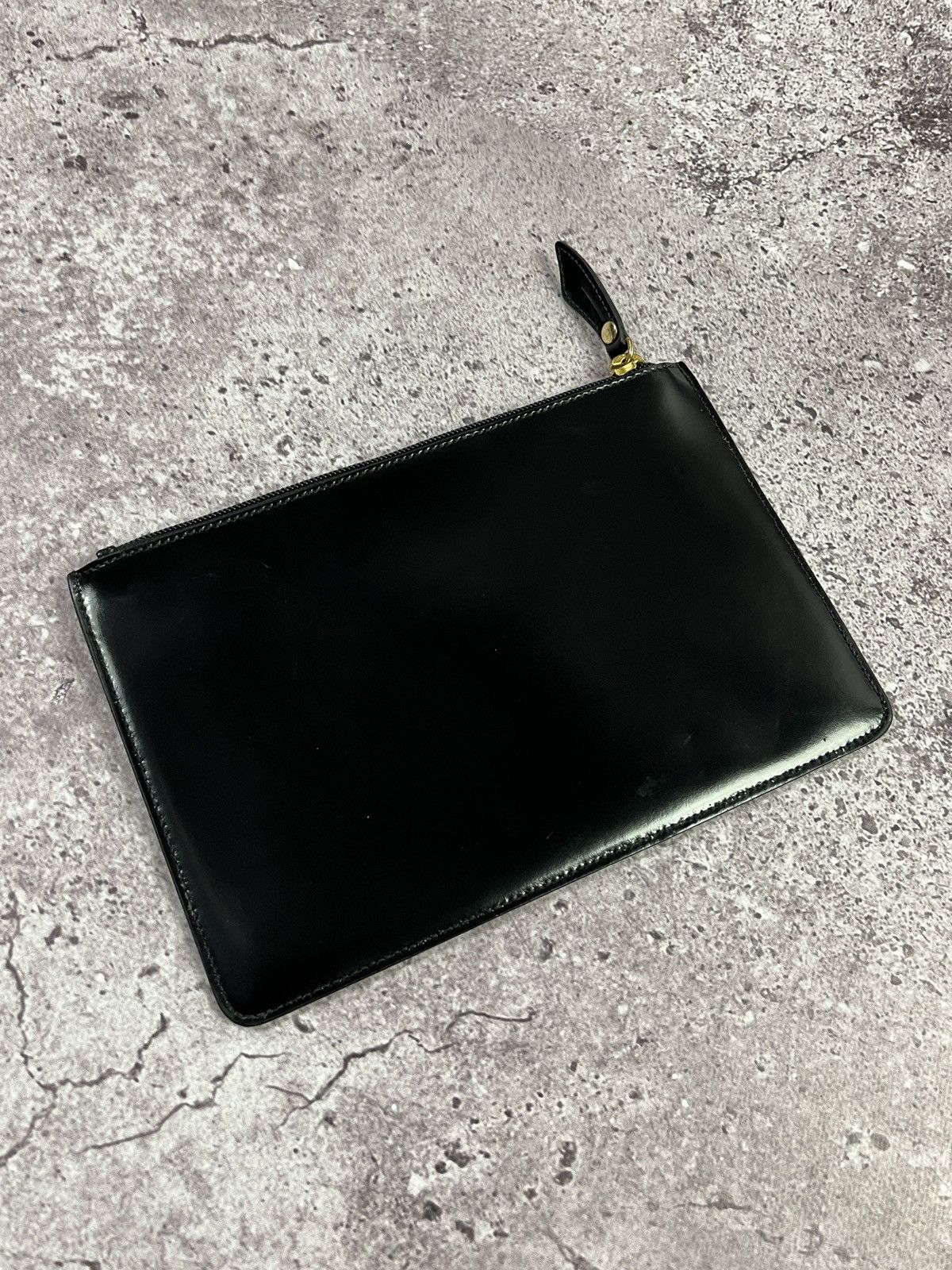 Vivienne Westwood Vivienne Westwood Black Leather Logo Zip Clutch Bag Size ONE SIZE - 4 Thumbnail