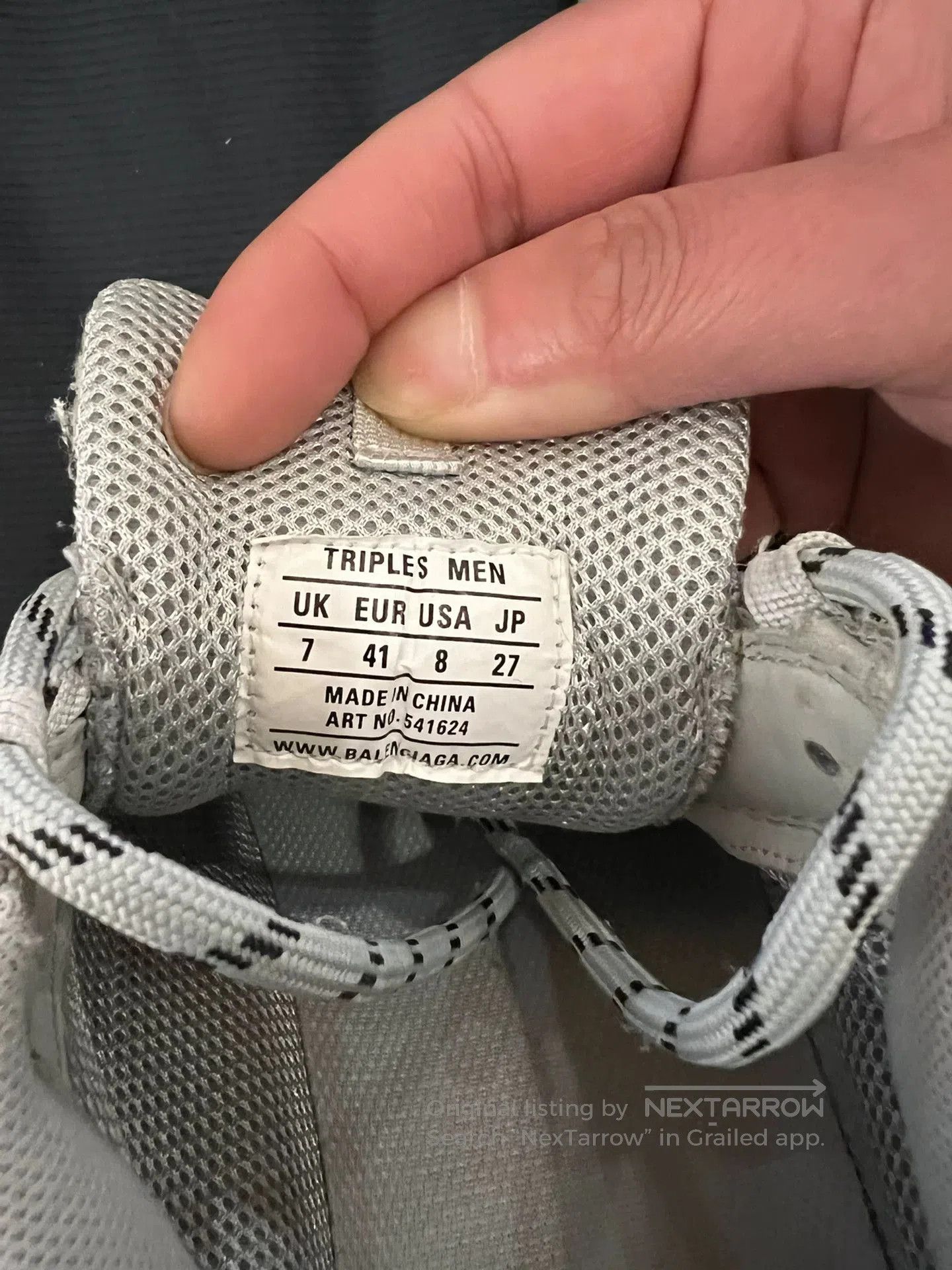 Balenciaga balenciaga triple s gray and white sneakers. Size US 9 / EU 42 - 8 Thumbnail