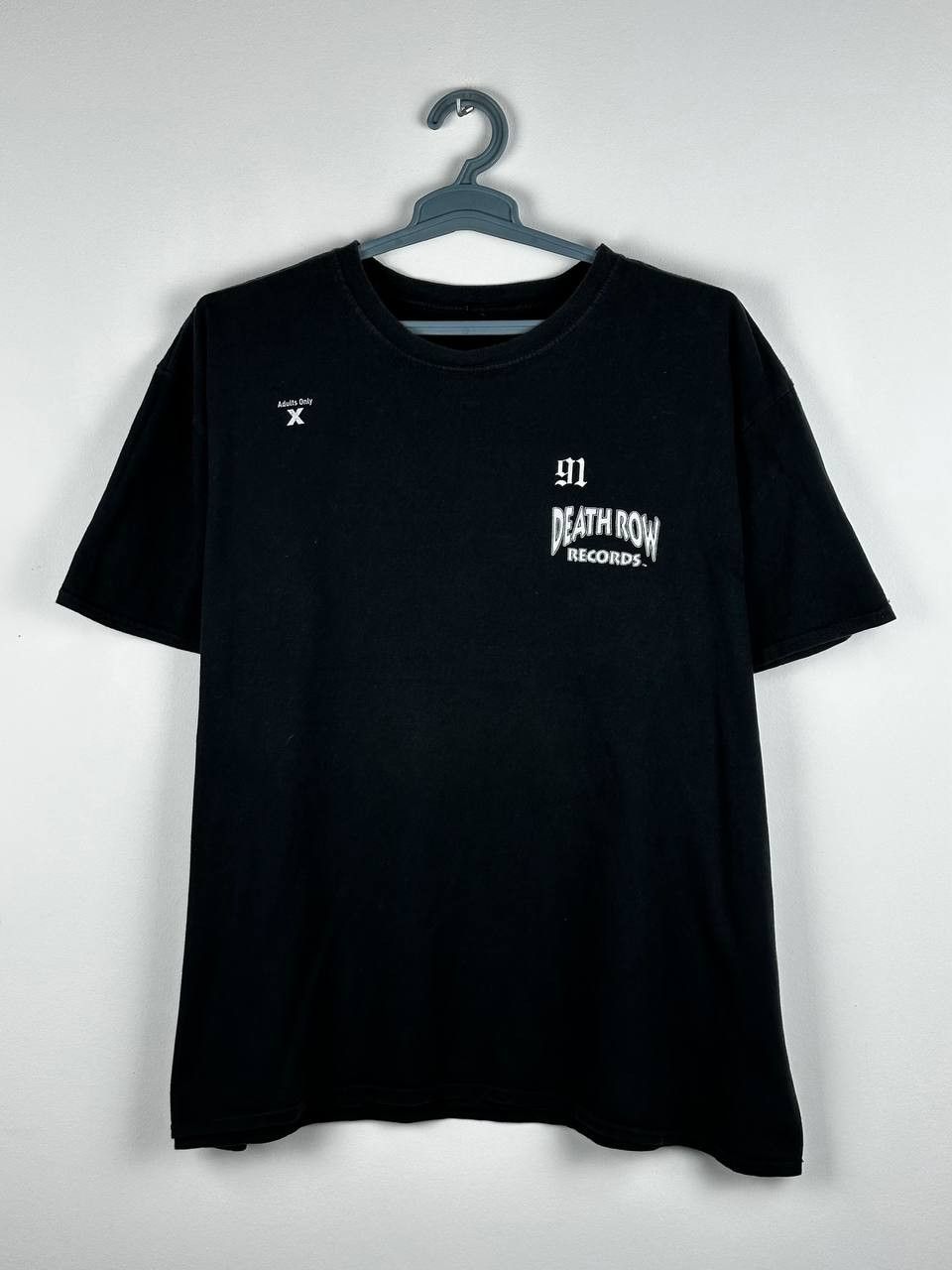 Death Row Records × Vintage Death Row Records Adult Only Faded T Shirt Size US XL / EU 56 / 4 - 2 Thumbnail