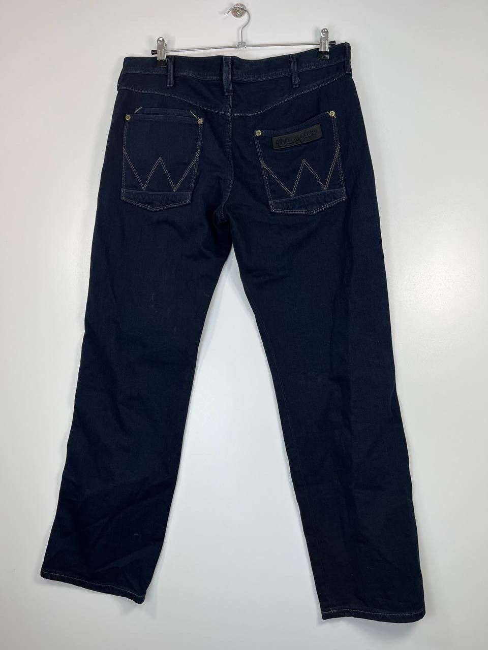 Wrangler Wrangler Dark Blue Denim Jeans Classic Fit W34 L Size US 34 / EU 50 - 10 Thumbnail