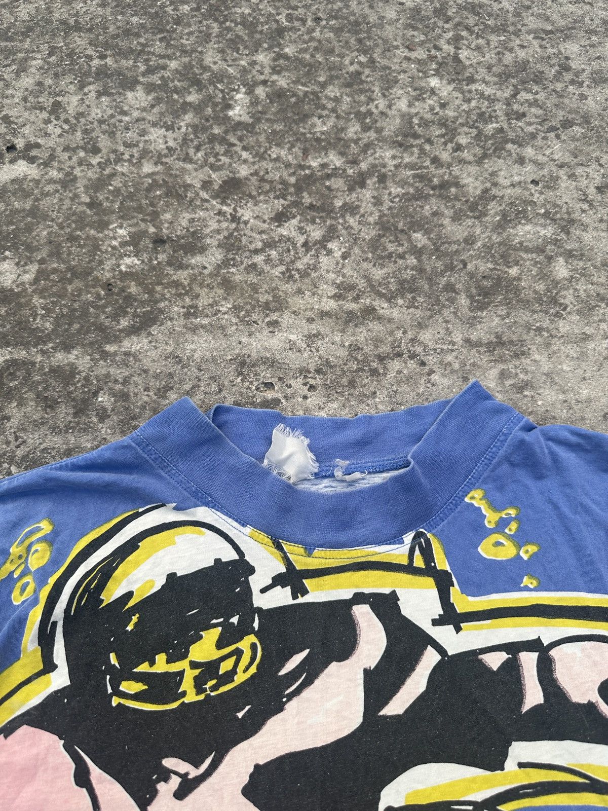 Vintage Vintage Wave Board Full Print T-shirt 80s Streetwear USA XL Size US XL / EU 56 / 4 - 4 Thumbnail