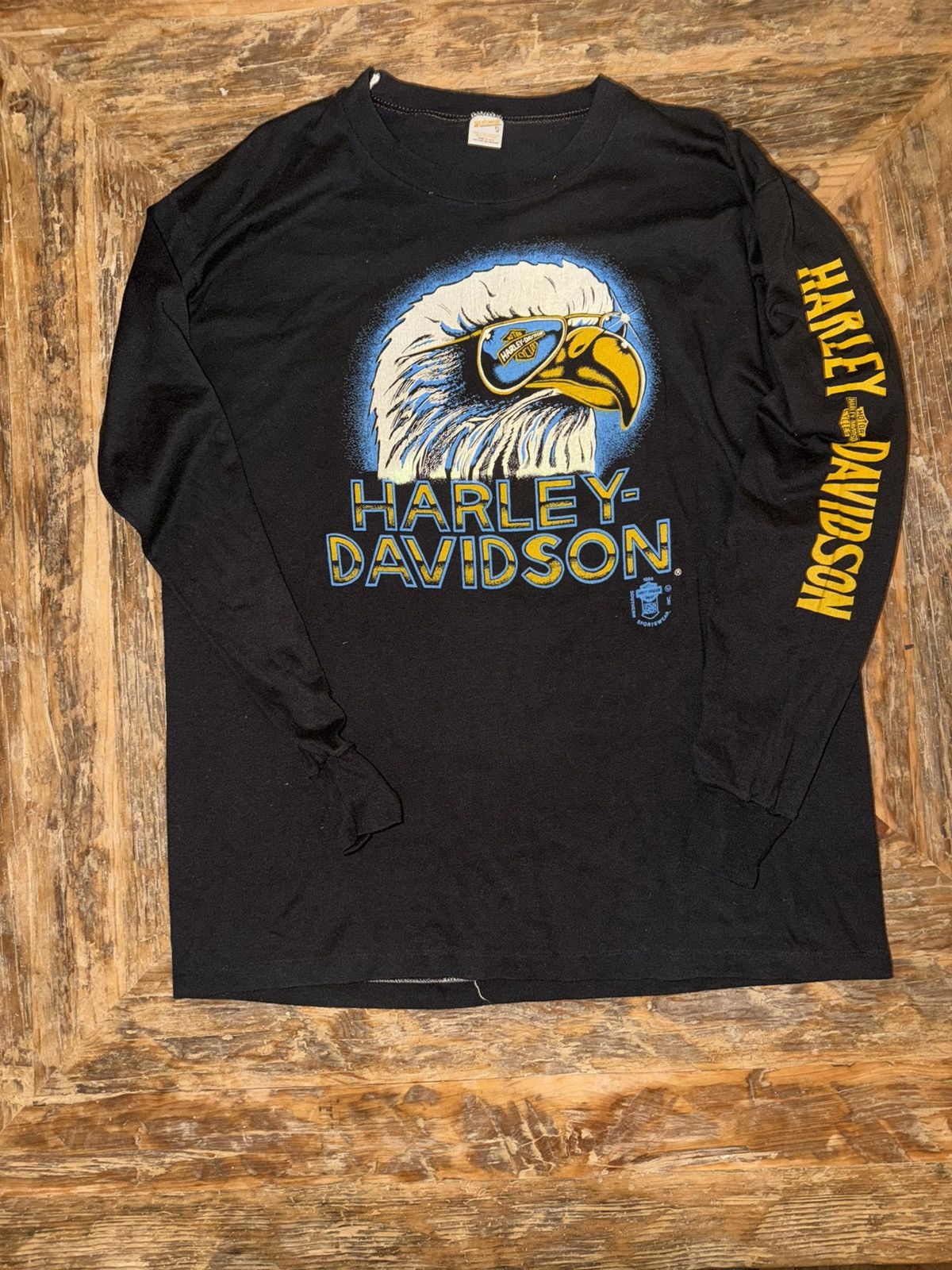 Harley Davidson 84’ Harley x Daytona long sleeve tri hit RARE Size US XL / EU 56 / 4 - 1 Thumbnail