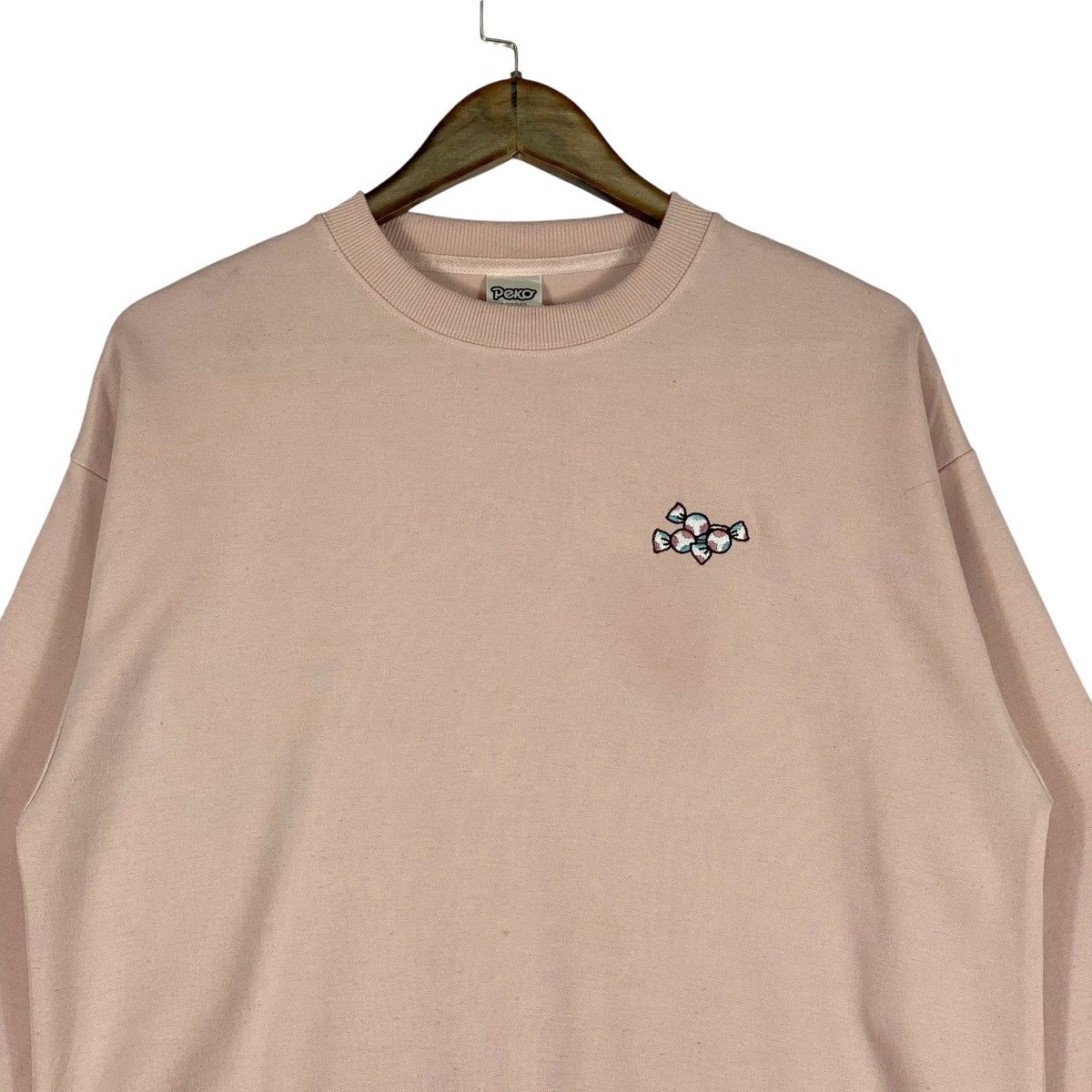 Vintage Vintage Peko Milky Sweatshirt Crewneck Pink Pullover Jumper Size M / US 6-8 / IT 42-44 - 6 Thumbnail