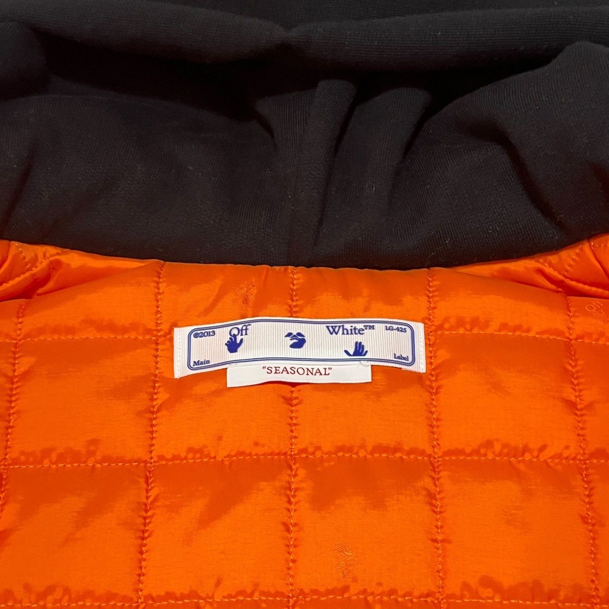 Off-White OFF-WHITE Virgil Abloh Flannel Hooded Padded Jacket Size US L / EU 52-54 / 3 - 6 Thumbnail