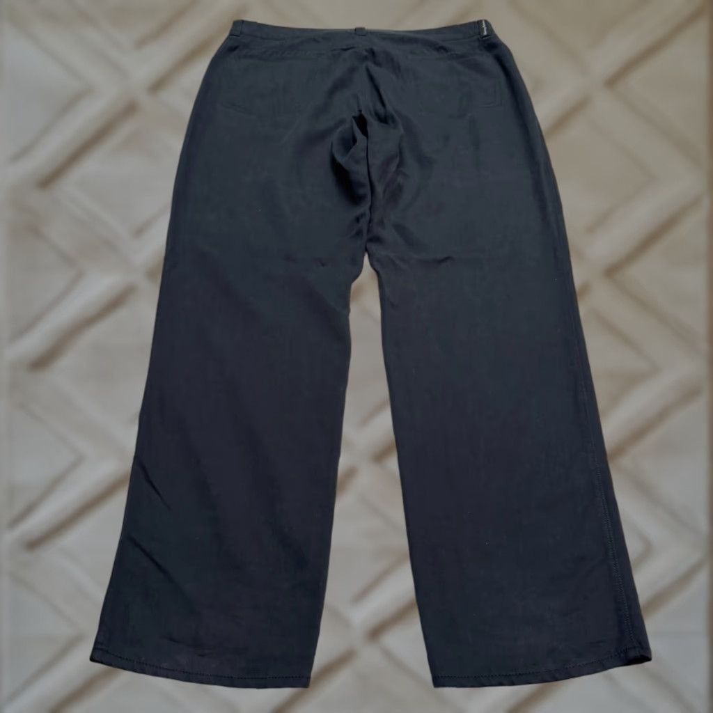 Tommy Bahama Tommy Bahama Straight Leg Pants Mens 38x30 Black Flat Front Casual Preppy Classic Navy? Size US 38 / EU 54 - 1 Thumbnail