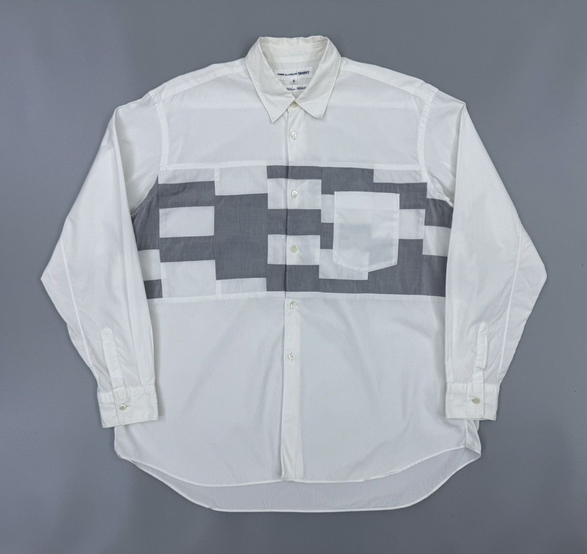 Comme des Garcons SHIRT 🔥Archive🔥 90s Comme des Garcons SHIRT Patchwork Baggy Shirt Size US S / EU 44-46 / 1 - 1 Thumbnail