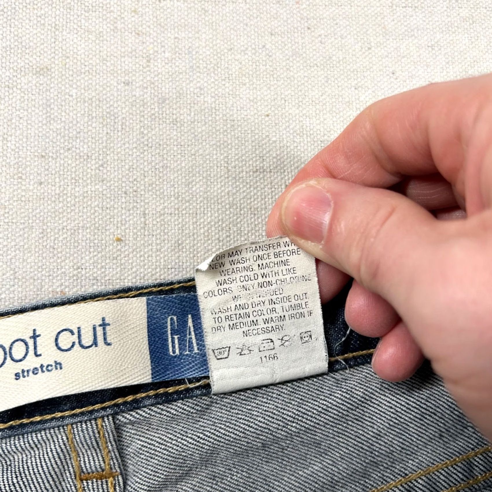 Gap VINTAGE Gap Jeans Womens 2 Regular Bootcut Denim Dark Wash 90s Y2K Stretch Blue Pants Womens Jeans Bootcut 5-Pocket Design Womens Mens? Size 26" / US 2 / IT 38 - 5 Thumbnail