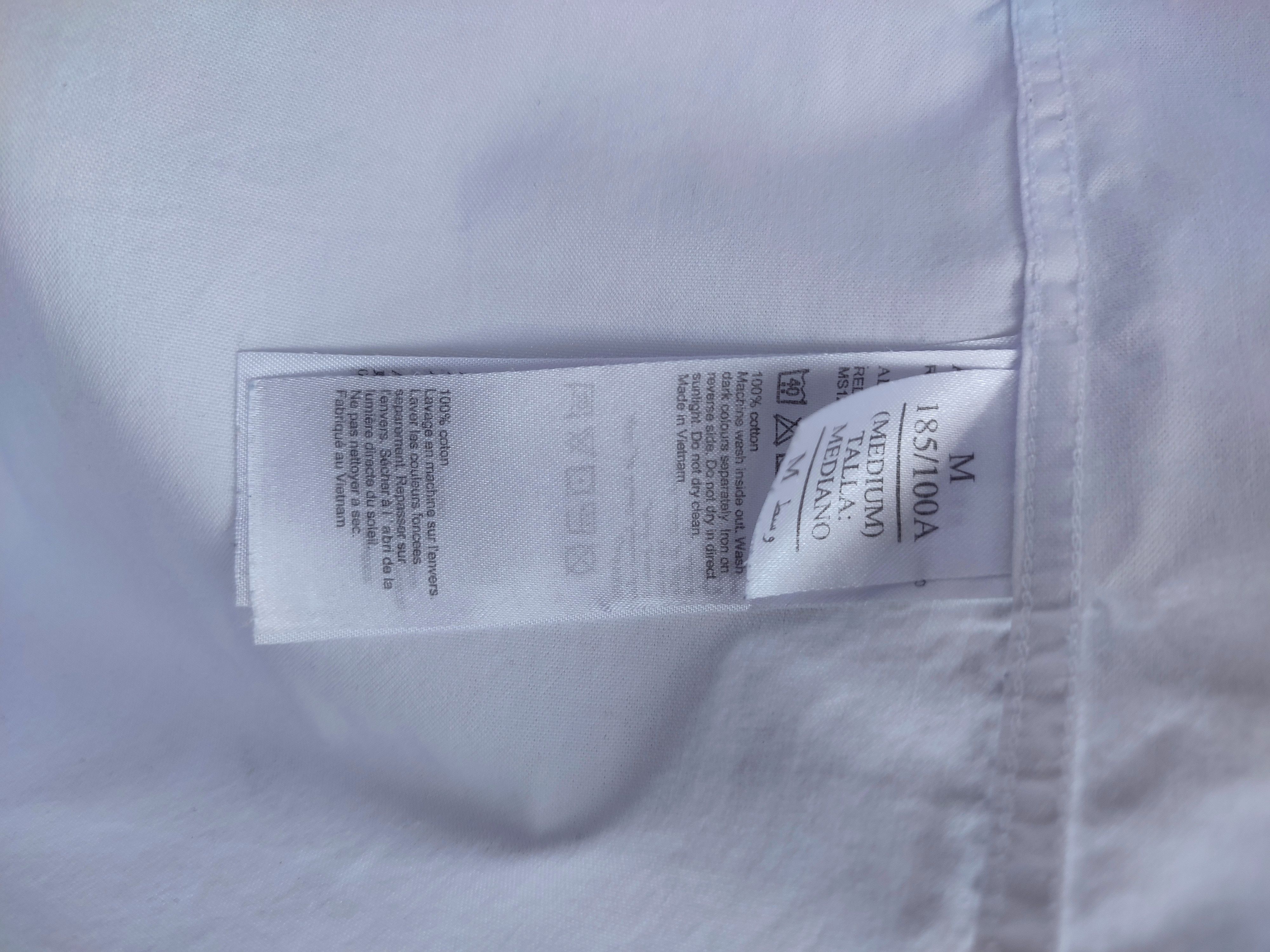 Allsaints AllSaints Redondo Oxford White Button Up Shirt M Size US M / EU 48-50 / 2 - 6 Thumbnail