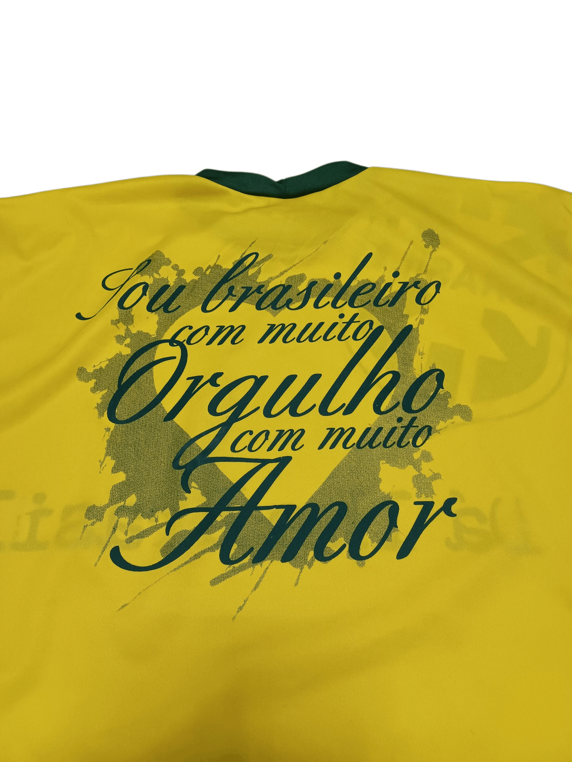 Other BRASIL VINTAGE MADE IN BRAZIL SOCCER JERSEY Size US L / EU 52-54 / 3 - 4 Thumbnail