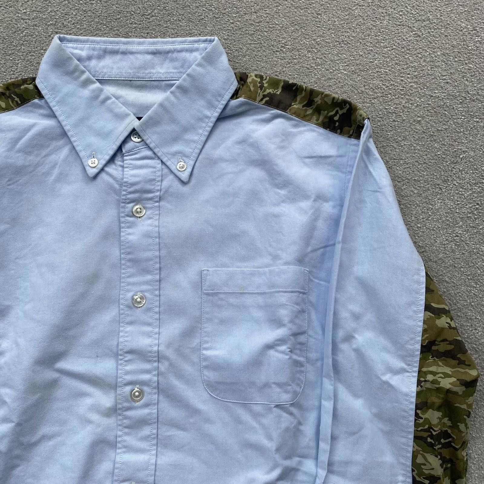 Visvim Sophnet Japan Button Up Camo Patchwork Shirt Size US M / EU 48-50 / 2 - 2 Thumbnail
