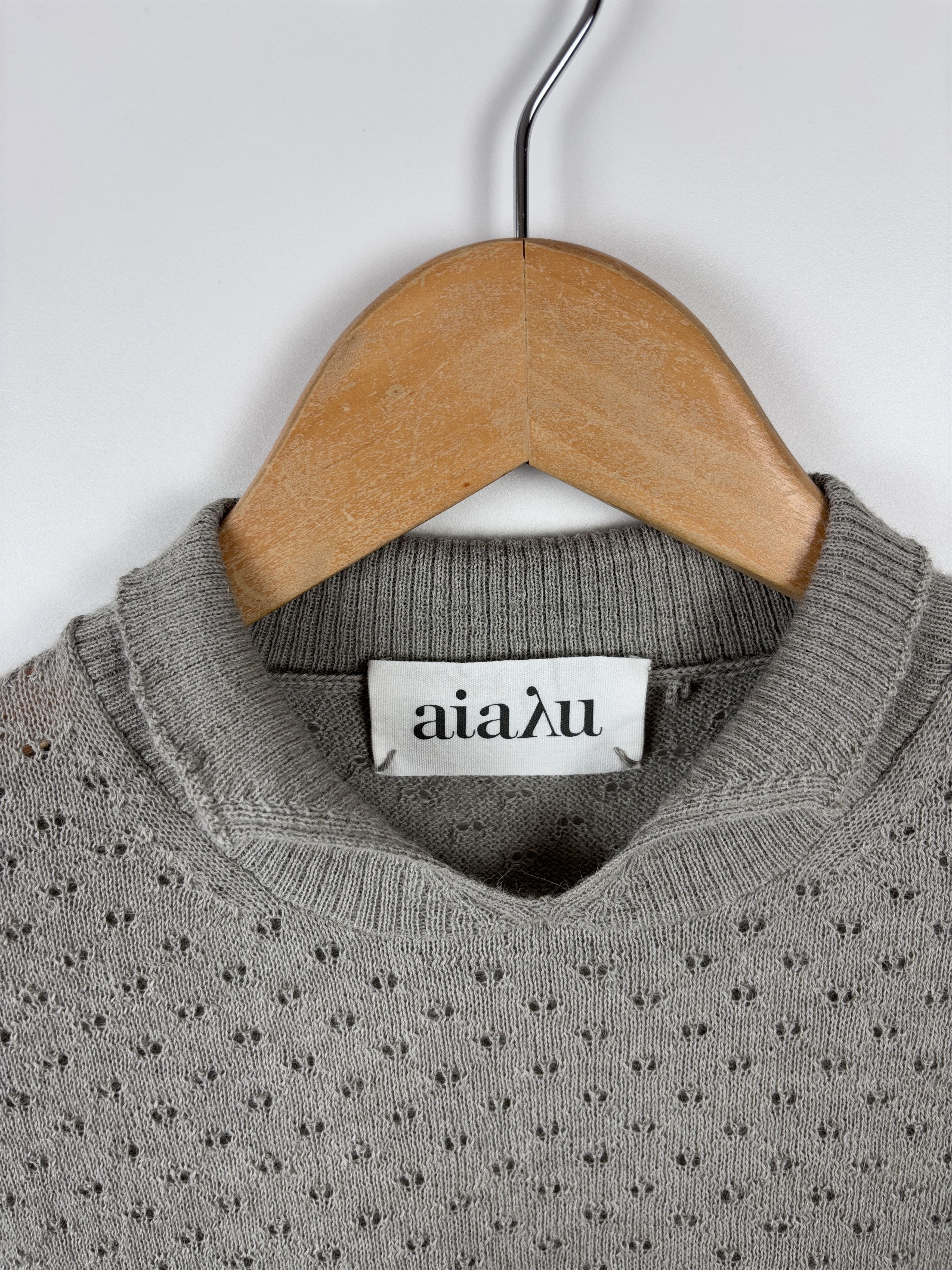 Vintage Womens Aiayu Top T-Shirt Gray Size S Size S / US 4 / IT 40 - 4 Thumbnail