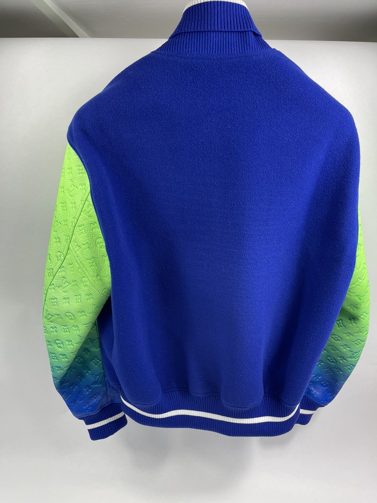 Louis Vuitton SS22 MIX GRADIENT LEATHER VARSITY JACKET Size US M / EU 48-50 / 2 - 2 Thumbnail