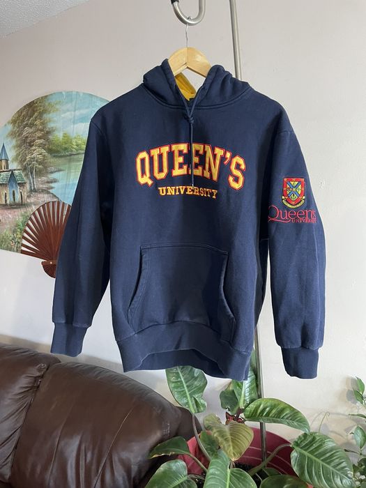 Vintage Vintage Queens University Hoodie | Grailed