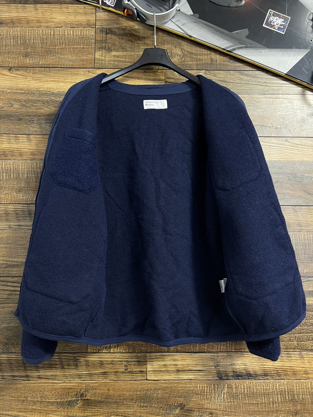Universal Works UNIVERSAL WORKS Wool Fleece Sweater Blanket Cardigan Jacket Size US M / EU 48-50 / 2 - 12 Thumbnail