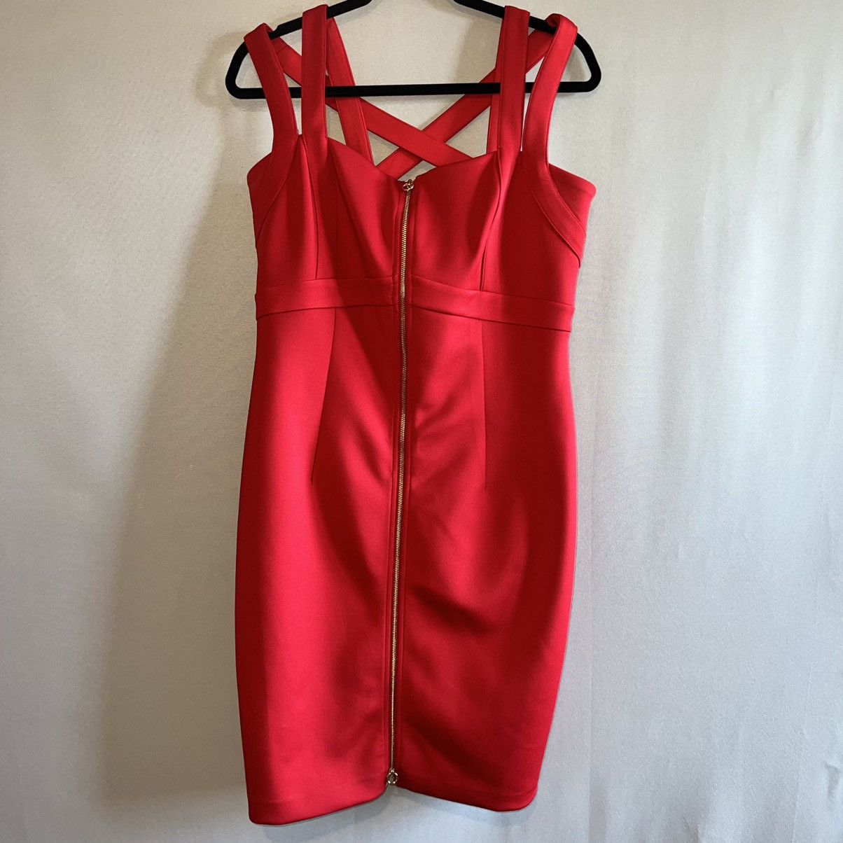 Calvin Klein Calvin Klein Red Bodycon Dress Size XXL / US 16-18 / IT 52-54 - 1 Thumbnail