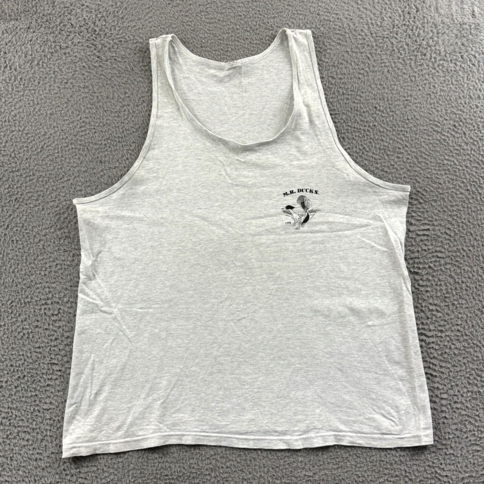 Hanes VINTAGE Hanes Shirt Mens XL Gray Ocean City Maryland 90s Sleeveless Beach USA Crew Neck Dragon Angel Animals Nature 90s Boys Mens Size US XL / EU 56 / 4 - 2 Thumbnail