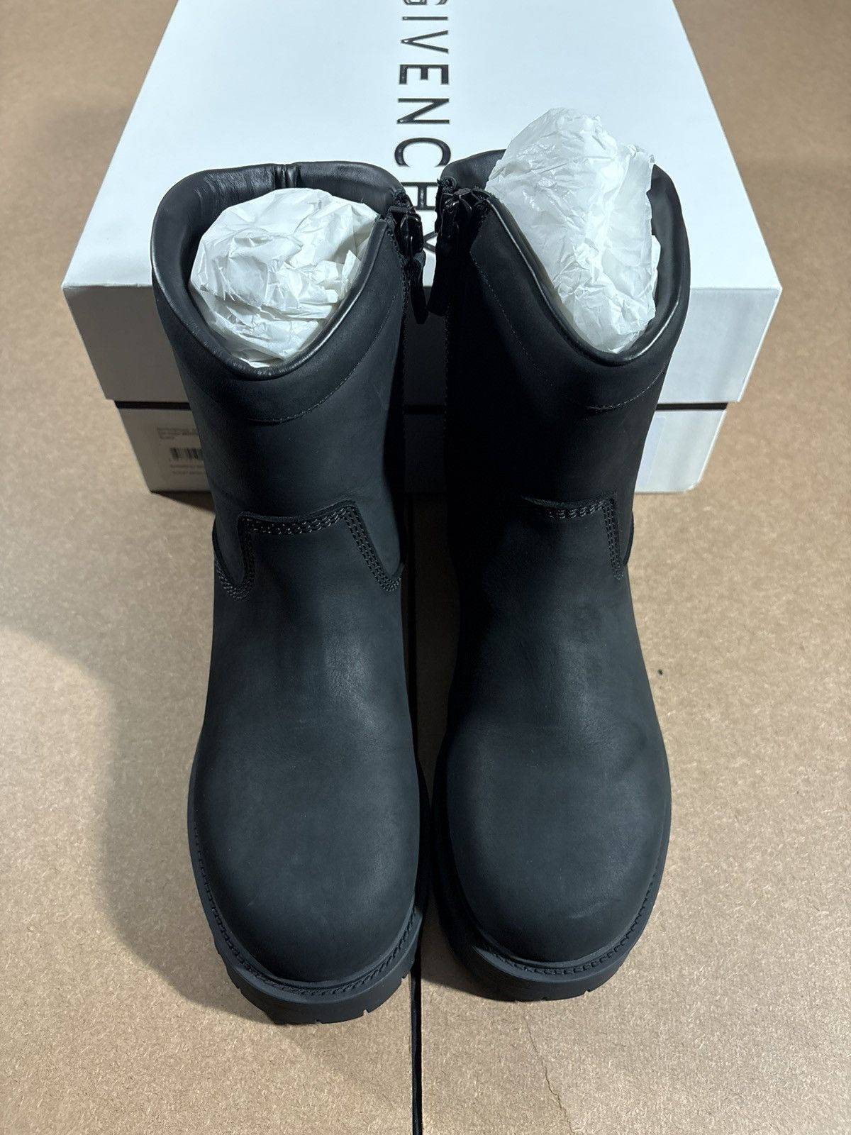 Givenchy Givenchy Zip High Boots Black Leather Size 42 New Size US 9 / EU 42 - 2 Thumbnail
