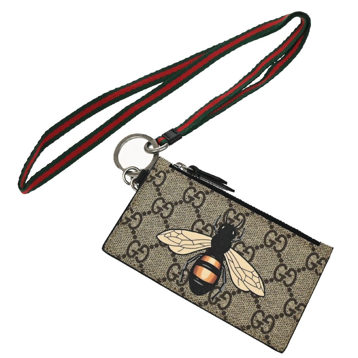 Gucci Gucci Bee Card Holder Printed GG Coated Canvas Size ONE SIZE - 1 Thumbnail
