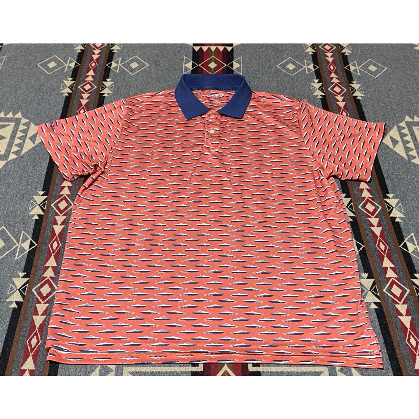 Bonobos Bonobos Golf Polo Shirt Men’s Sz L Speed Boat Size US L / EU 52-54 / 3 - 1 Thumbnail