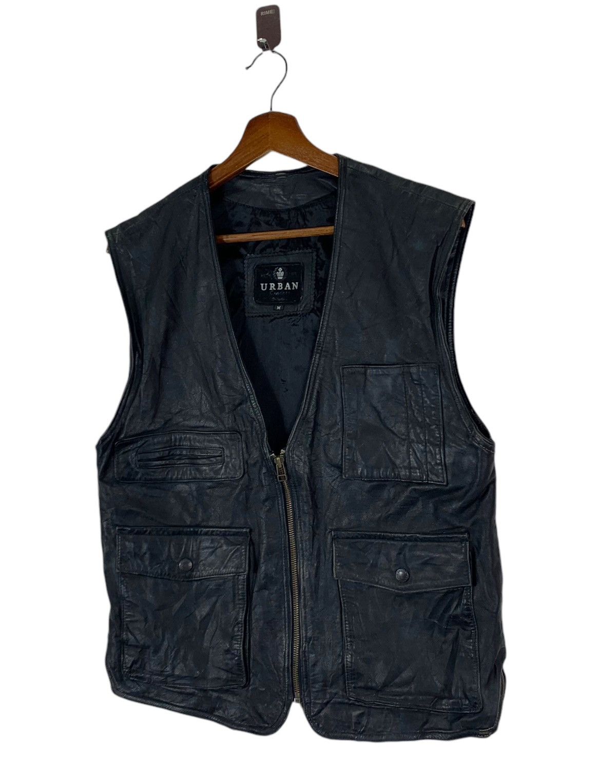 Urban Outfitters VINTAGE URBAN EXPRESS LEATHER VEST JACKET Size US M / EU 48-50 / 2 - 2 Thumbnail