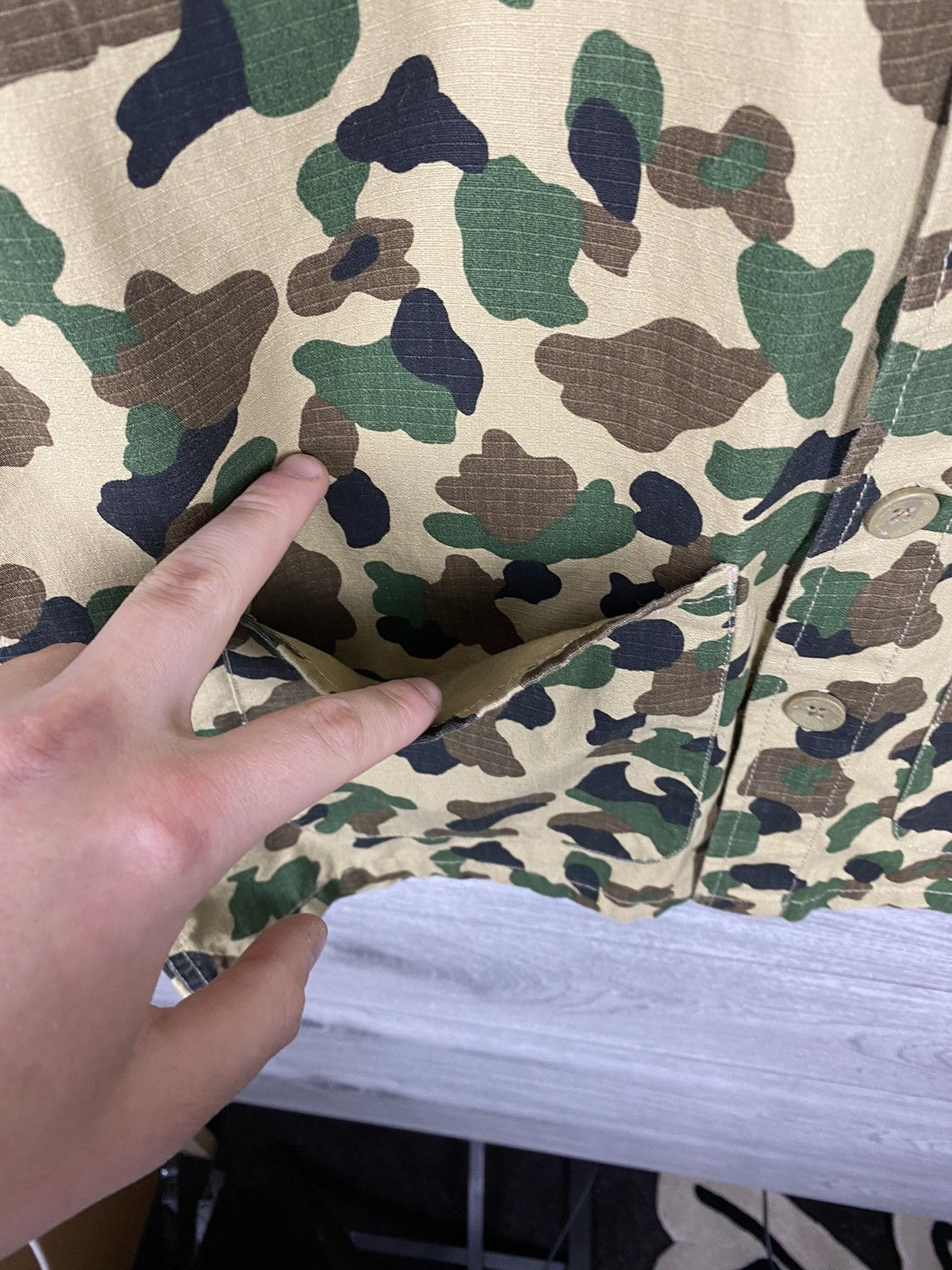 Dickies Mens Vintage Dickies Camo Light Coach Jacket Button Up Size US M / EU 48-50 / 2 - 8 Thumbnail