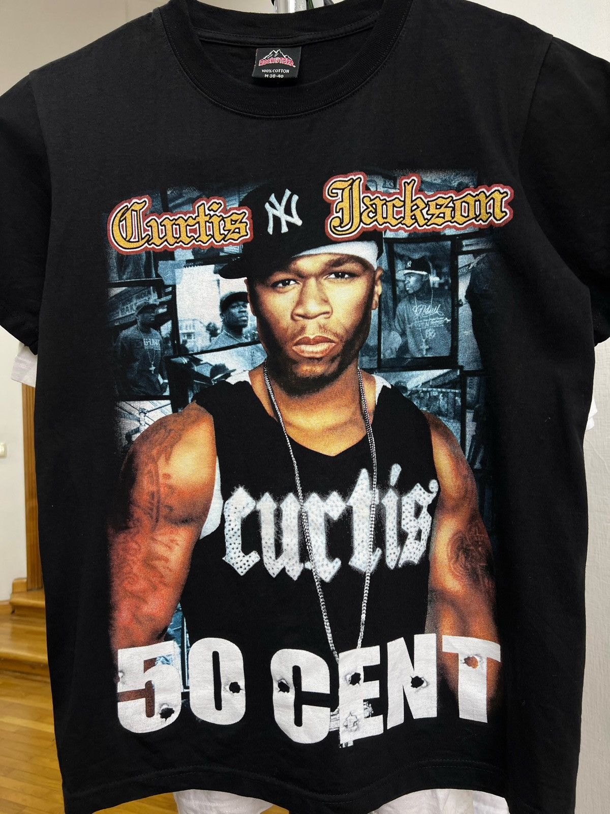 Band Tees × Rap Tees × Vintage Vintage 50 cent 00s Album Rap Graphic HipHop Tee-Shirt Size US M / EU 48-50 / 2 - 3 Thumbnail