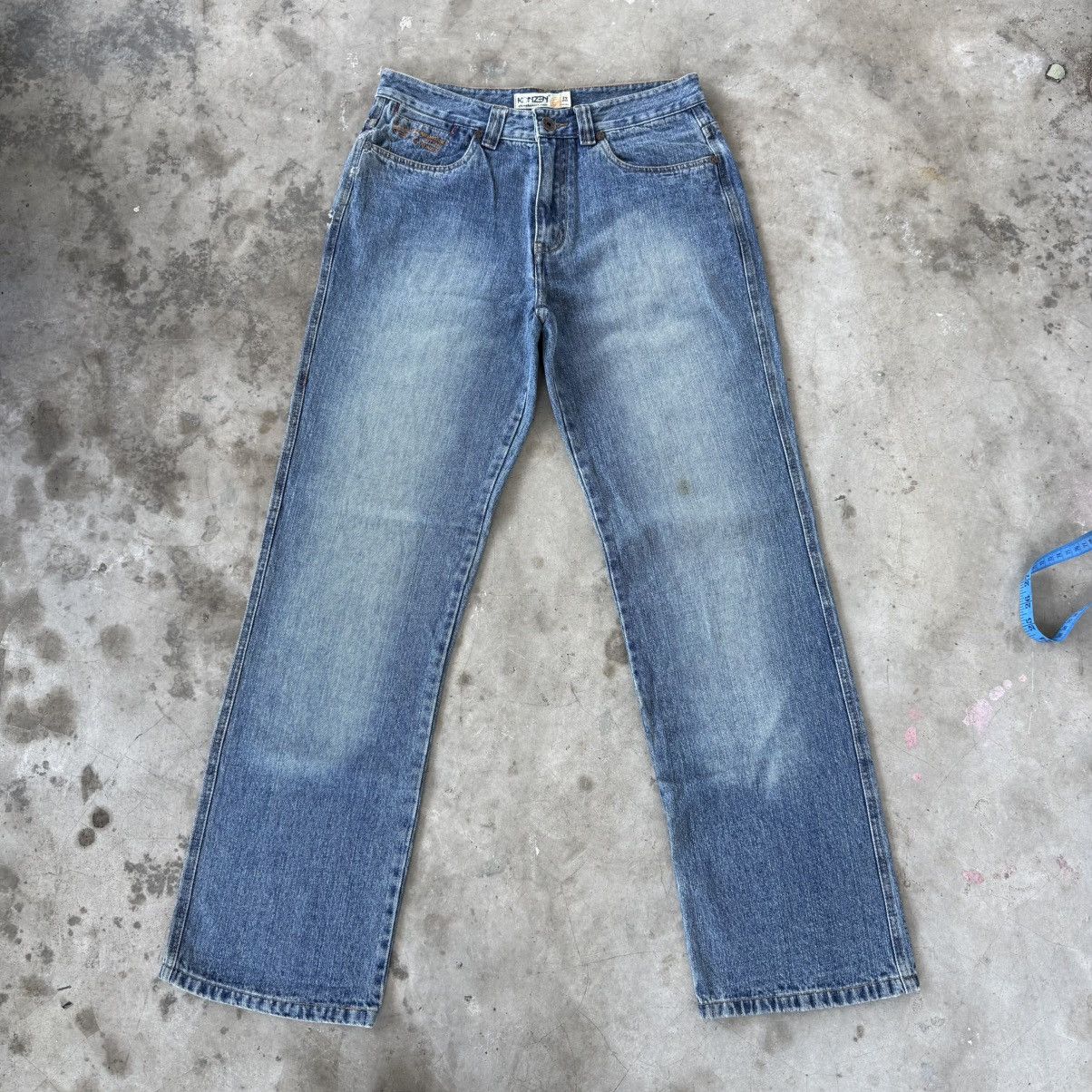 Japanese Brand W32 Vintage Koizen Faded Denim Jean Pants Size US 32 / EU 48 - 1 Thumbnail