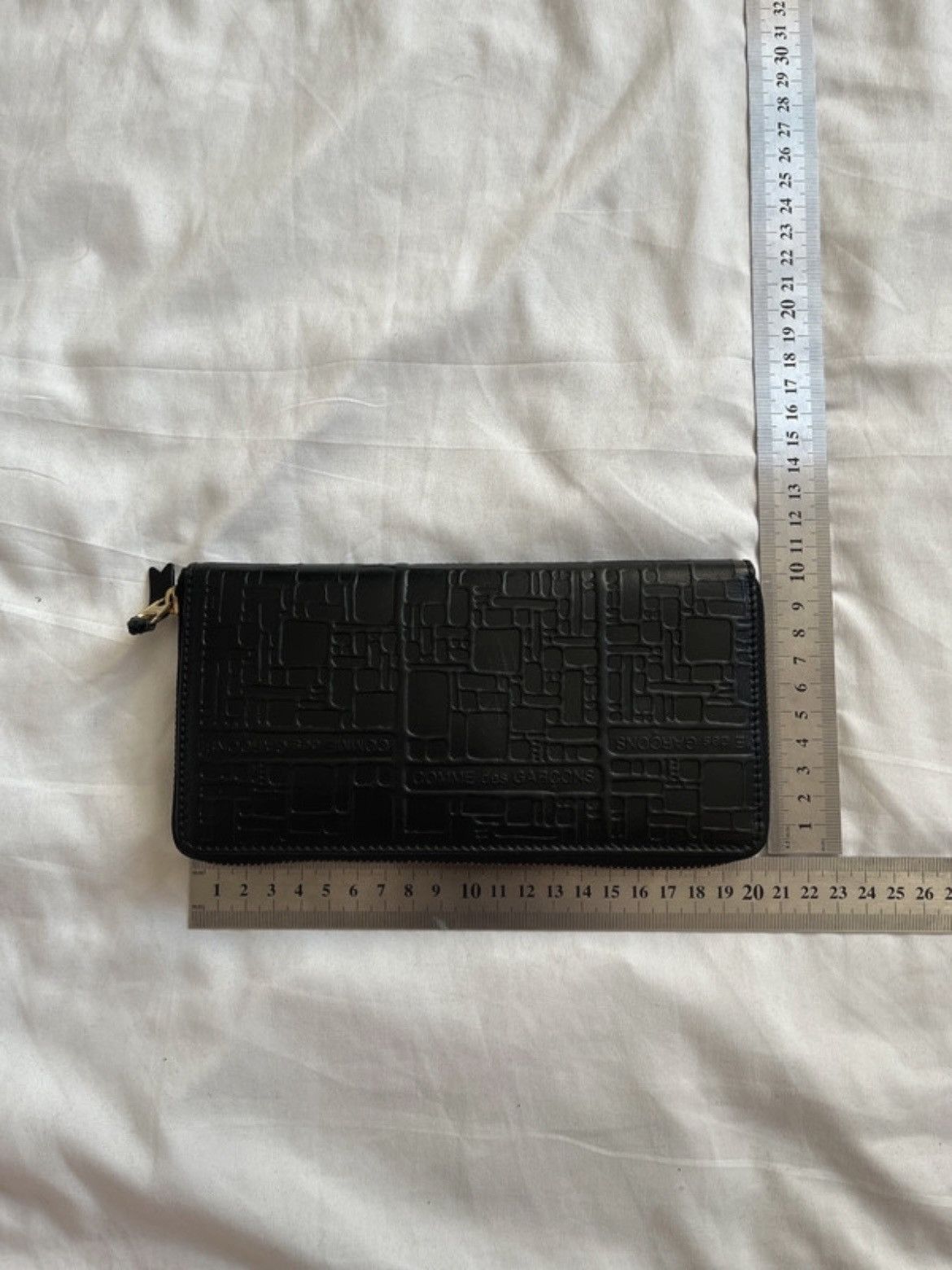 Comme des Garcons Comme des Garçons Embossed Logo leather wallet Size ONE SIZE - 7 Thumbnail