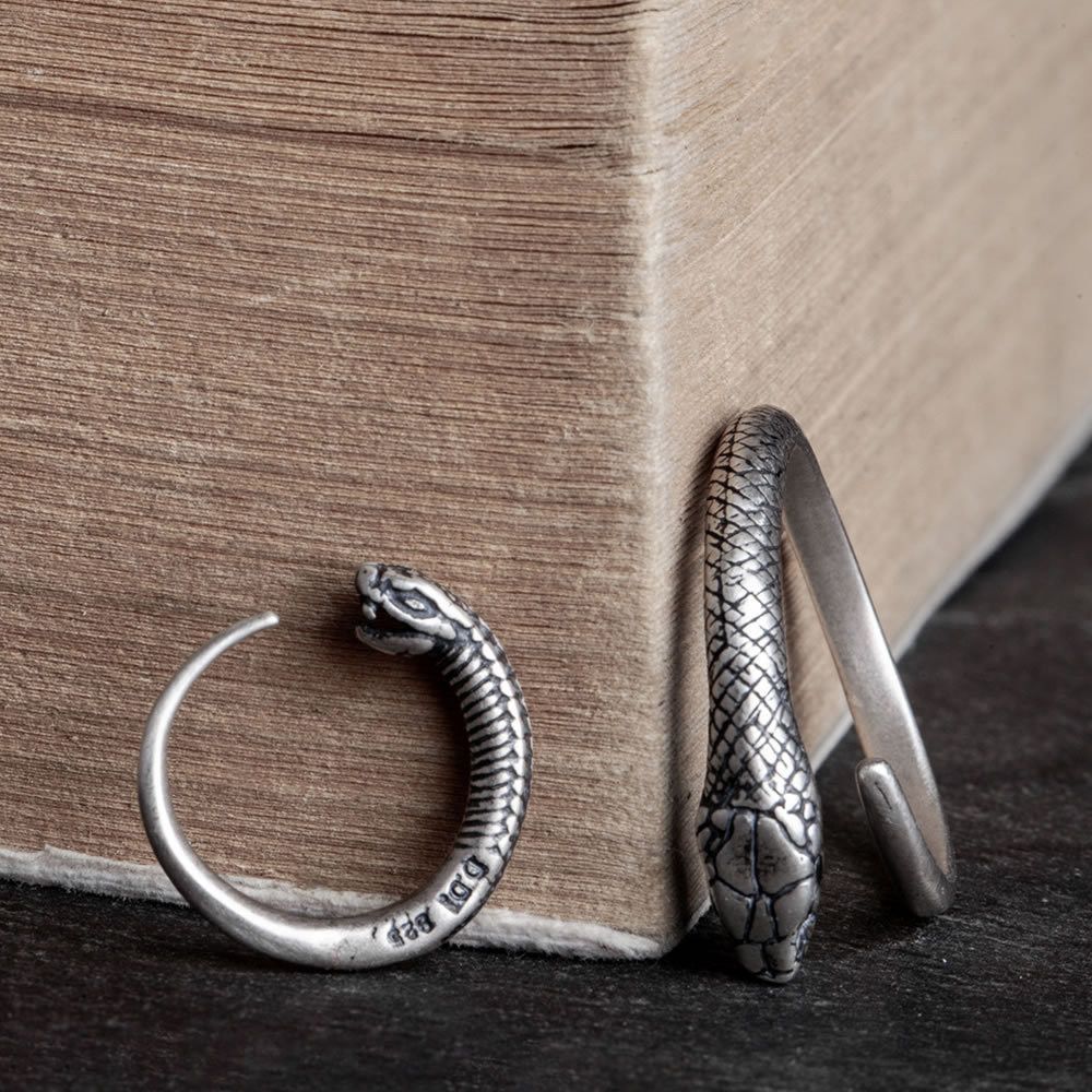 Jewelry Snake Future Jewelry Rings Open Size Chrome Ring (Size 7-13) Size ONE SIZE - 4 Thumbnail