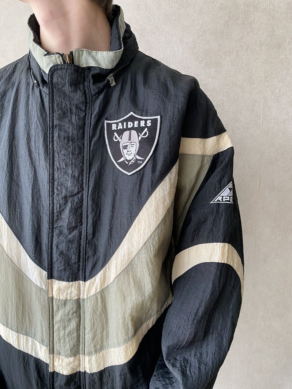 NFL Oakland Raiders 90'S Apex One Full zip Proline Bomber Jacket Size US M / EU 48-50 / 2 - 4 Thumbnail