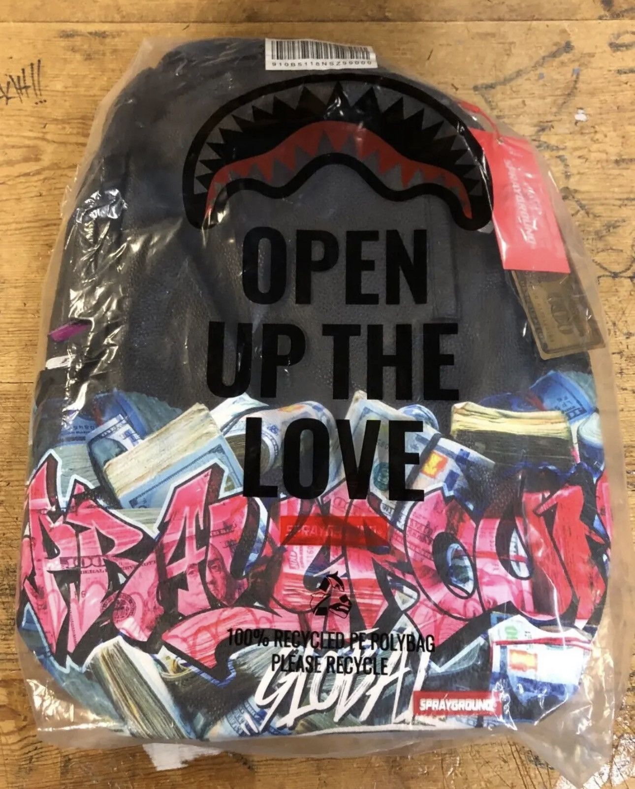 Sprayground SPRAYGROUND GRAFFITTI MONEY STASH BACKPACK Size ONE SIZE - 2 Thumbnail