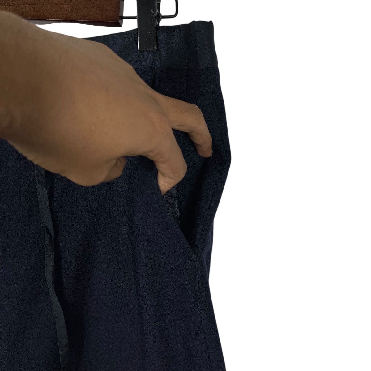 Tsumori Chisato Archive Tsumori Chisato Wool Wide Leg Pants Navy Blue Size 32" / US 10 / IT 46 - 12 Thumbnail