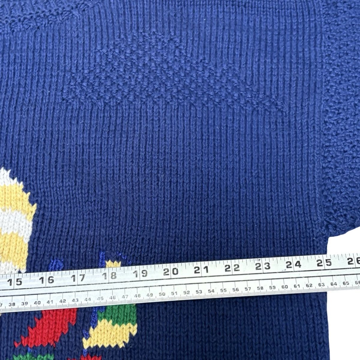 Club Room Vintage 90s HandKnit Sailbot Yacht Sweater Navy PRL Style XL Size US XL / EU 56 / 4 - 5 Thumbnail