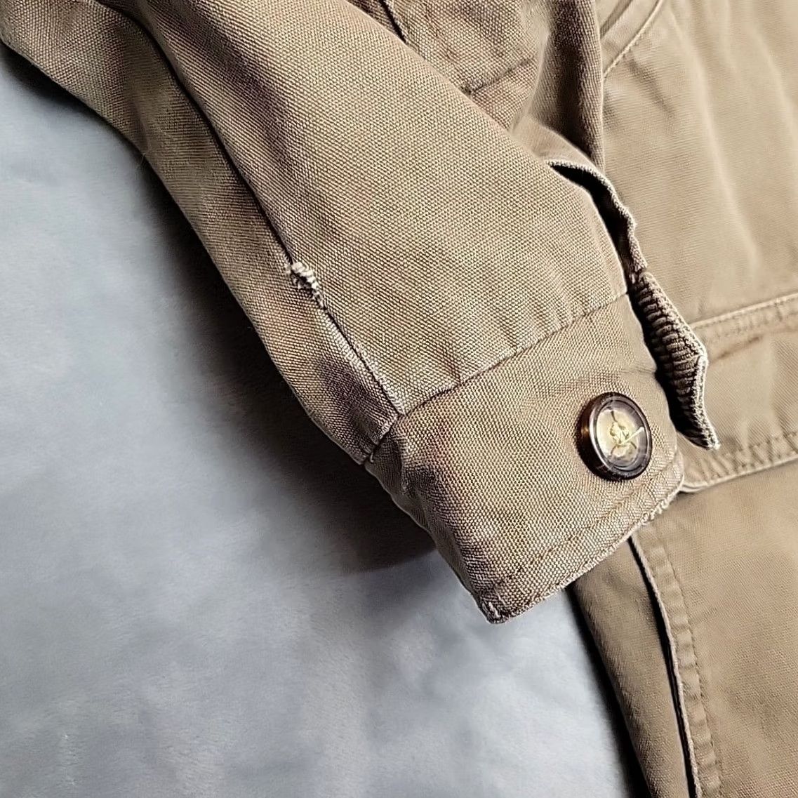 Vintage Rocky Mountain Elk Foundation Chore Jacket Men XL Canvas Barn Work Flannel Lined Size US XL / EU 56 / 4 - 3 Thumbnail