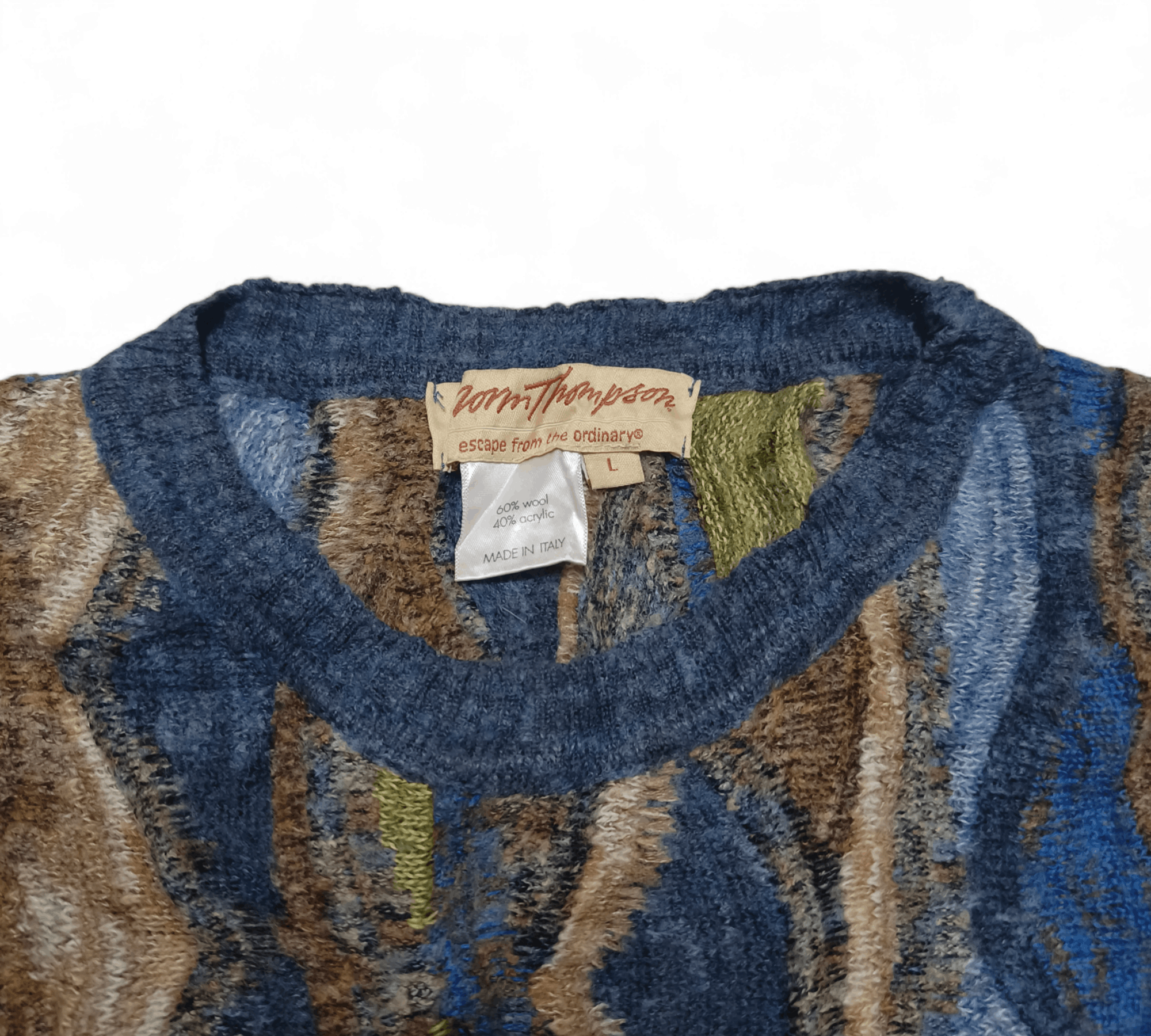 Norm Thompson Vintage NORM THOMPSON Coogi Inspired Notorious Knit Sweater Size US L / EU 52-54 / 3 - 6 Thumbnail