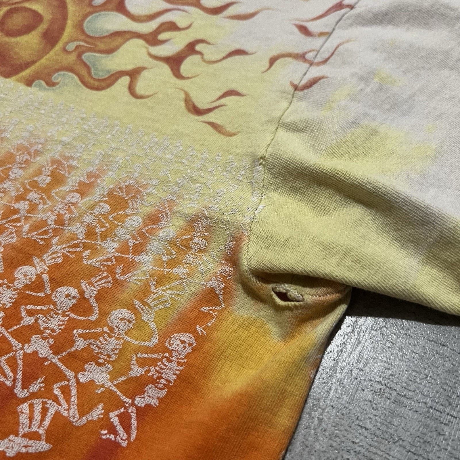 Liquid Blue VTG Grateful Dead Shirt Tie Dye Dancing Skeletons Band Tee Size US XL / EU 56 / 4 - 5 Thumbnail