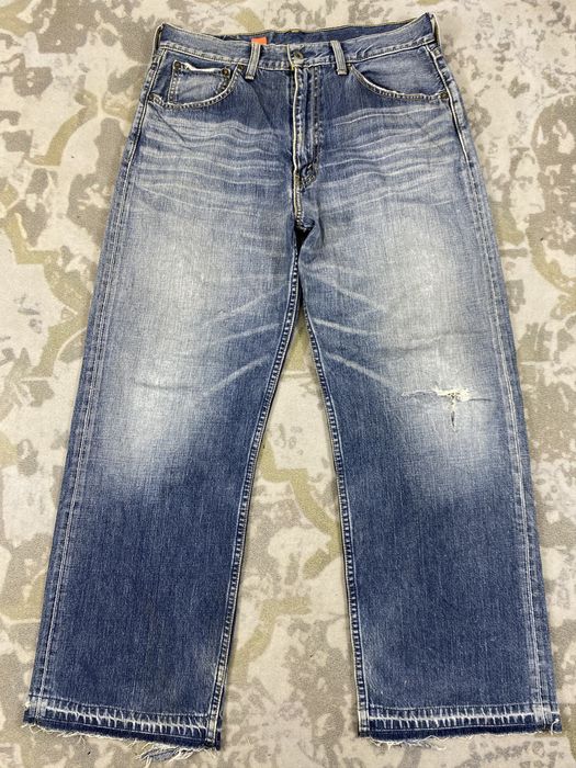 Vintage Distressed Vintage Levi's 504 Baggy Jeans 32x27.5 - JN3859 ...